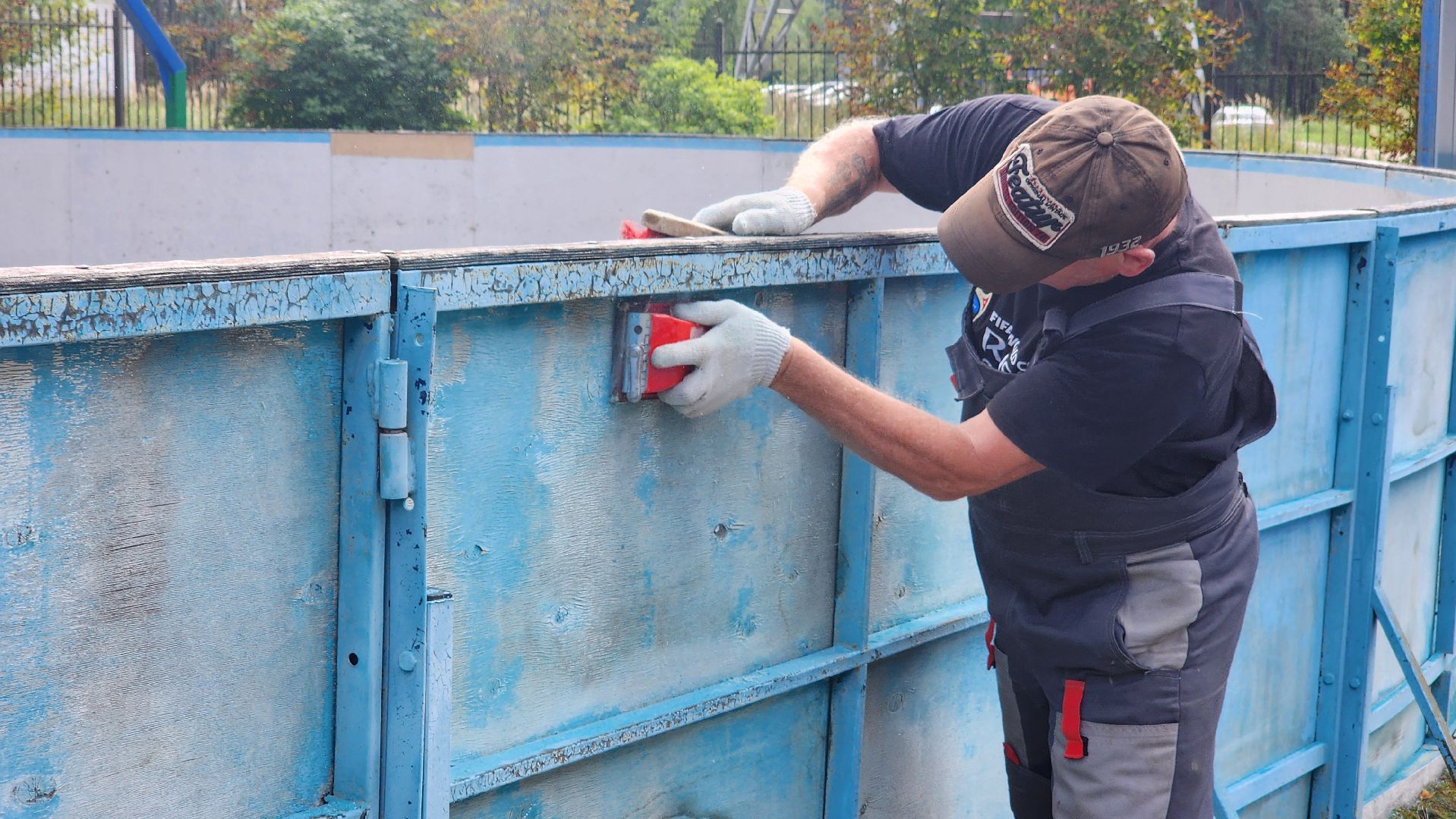 протвино, дс импульс, хоккейная коробка, спорт, подготовка к спортивному сезону,