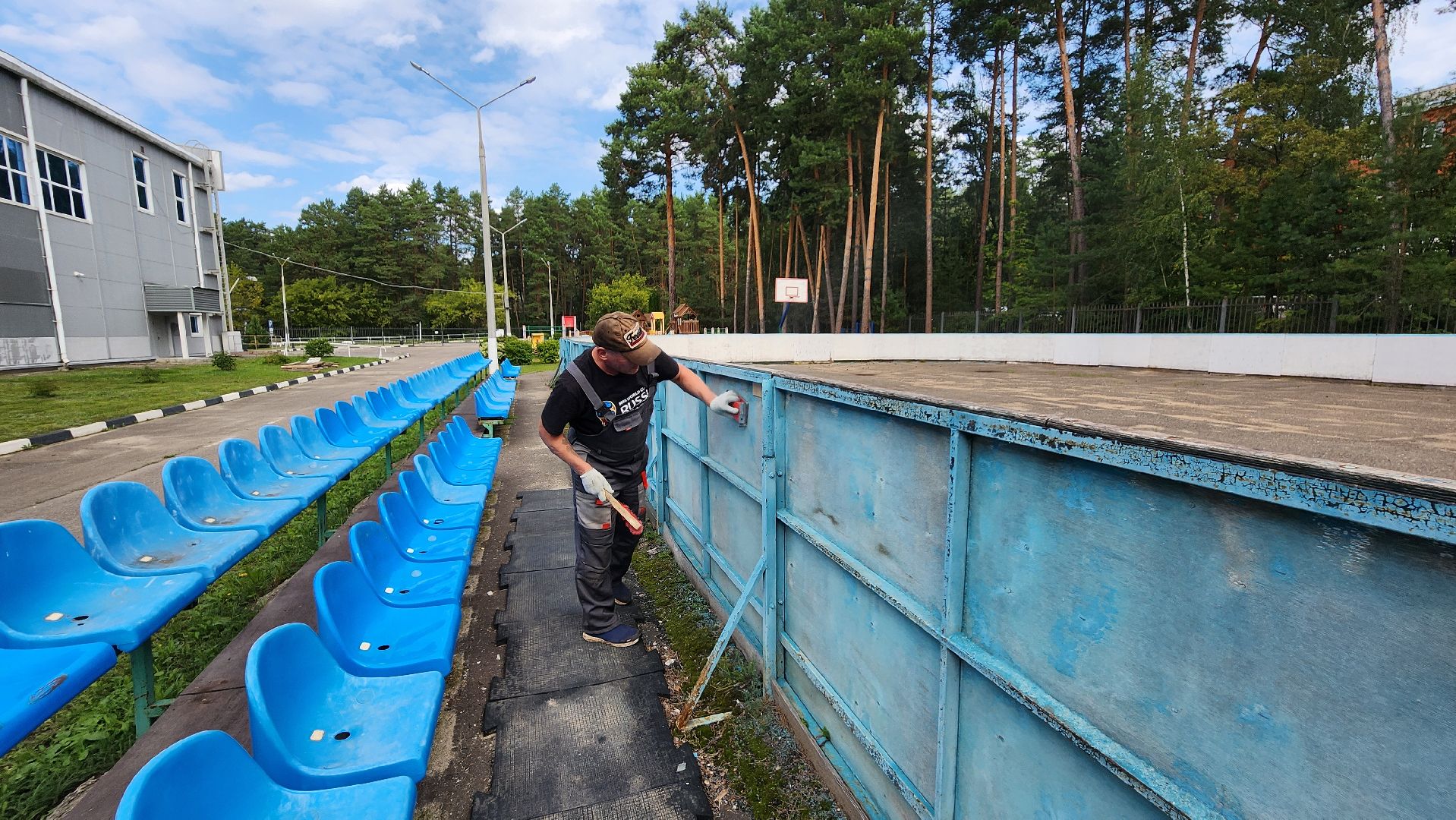 протвино, дс импульс, хоккейная коробка, спорт, подготовка к спортивному сезону,
