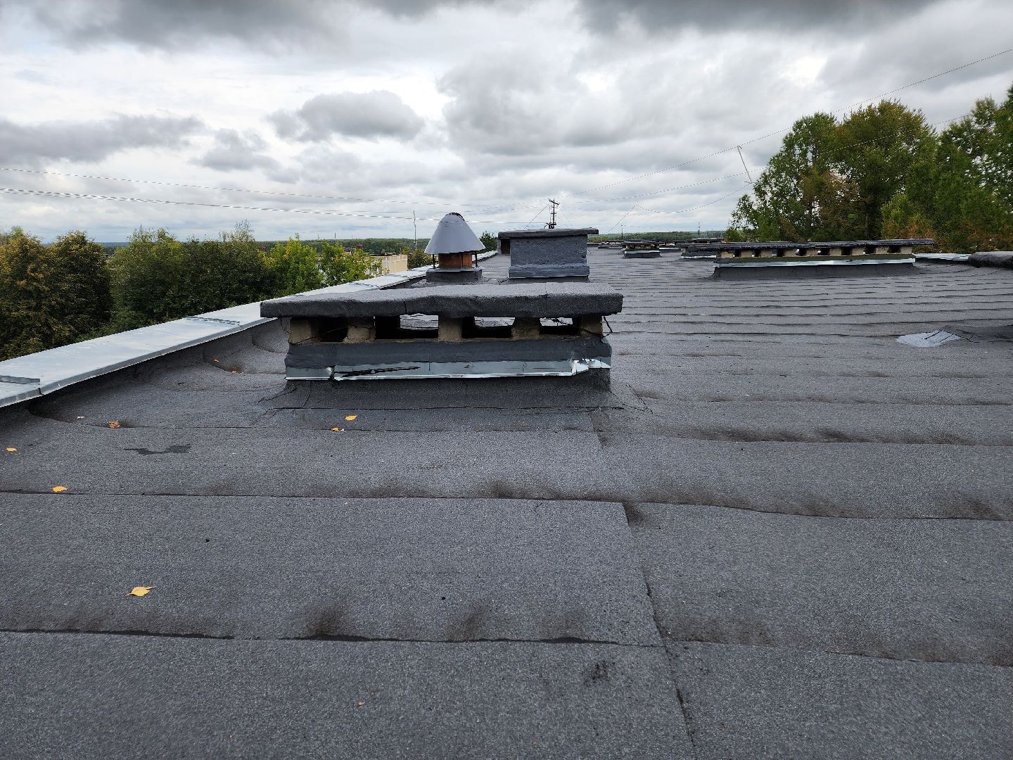 Чехов, школа 8, ремонт кровли, замена покрытия кровли, линокром, муниципальная программа Образование, гидроизоляция, теплоизоляция,