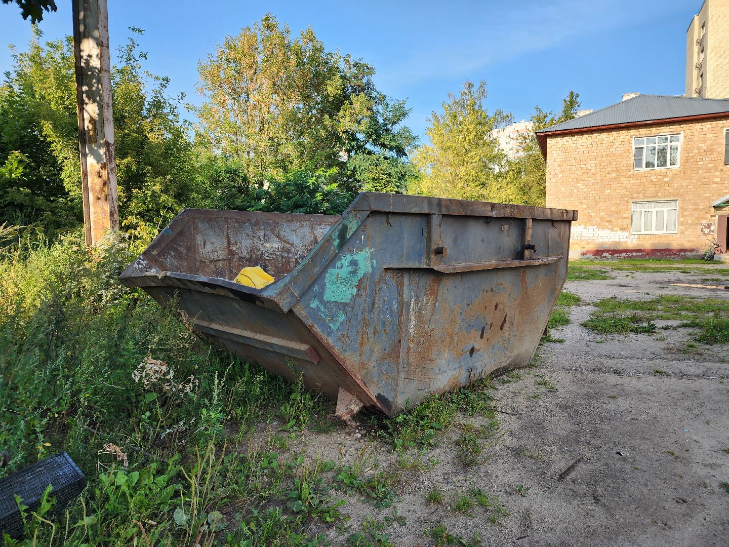 мусор, незаконная свалка, контейнеры, Старая Купавна, Богородский городской округ,