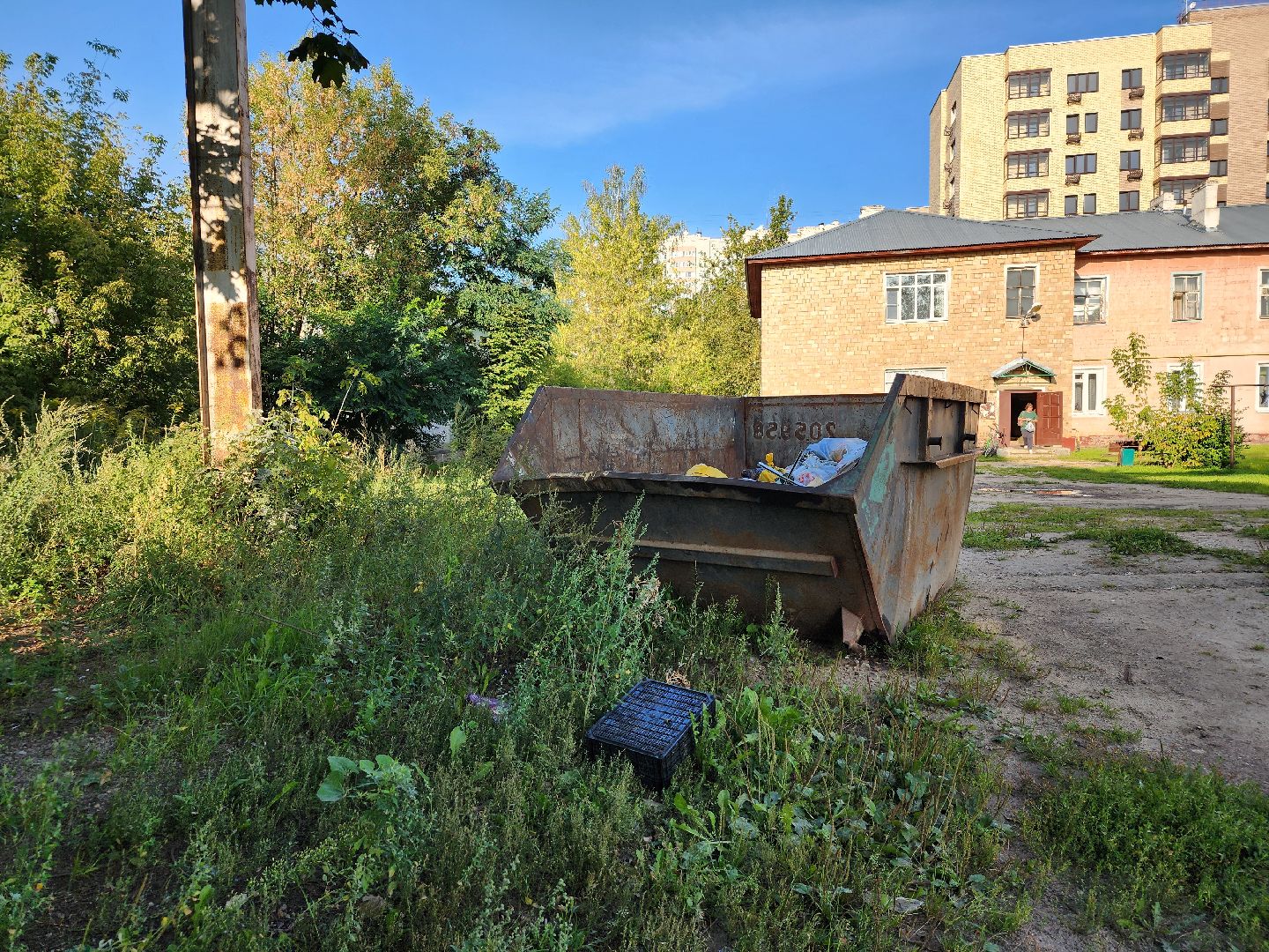 мусор, незаконная свалка, контейнеры, Старая Купавна, Богородский городской округ,