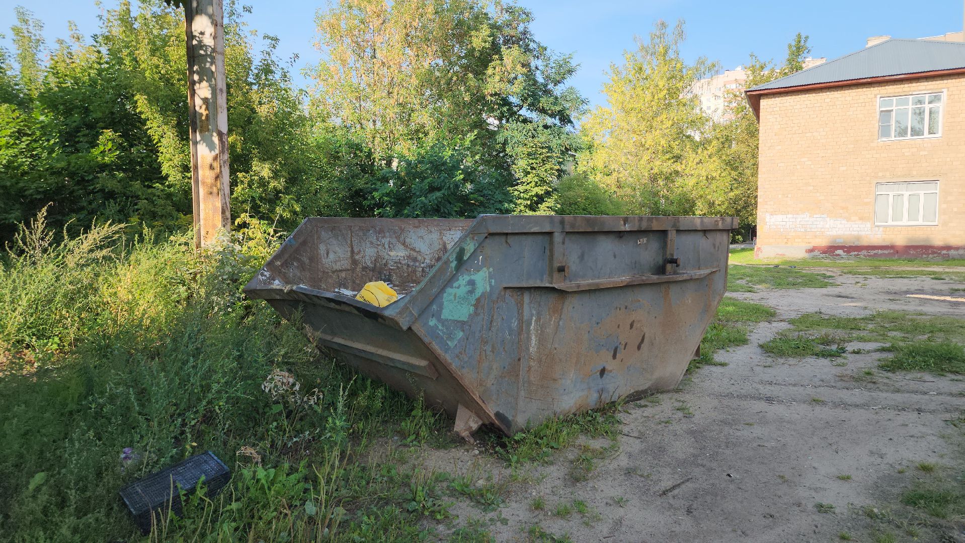 мусор, незаконная свалка, контейнеры, Старая Купавна, Богородский городской округ,