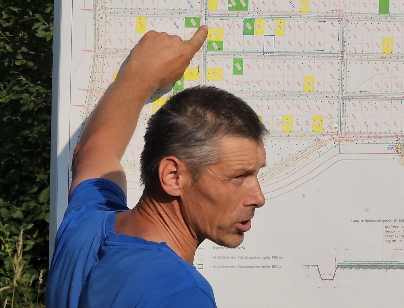 Дубна, Юркино, Строительство дороги, Встреча с жителями,