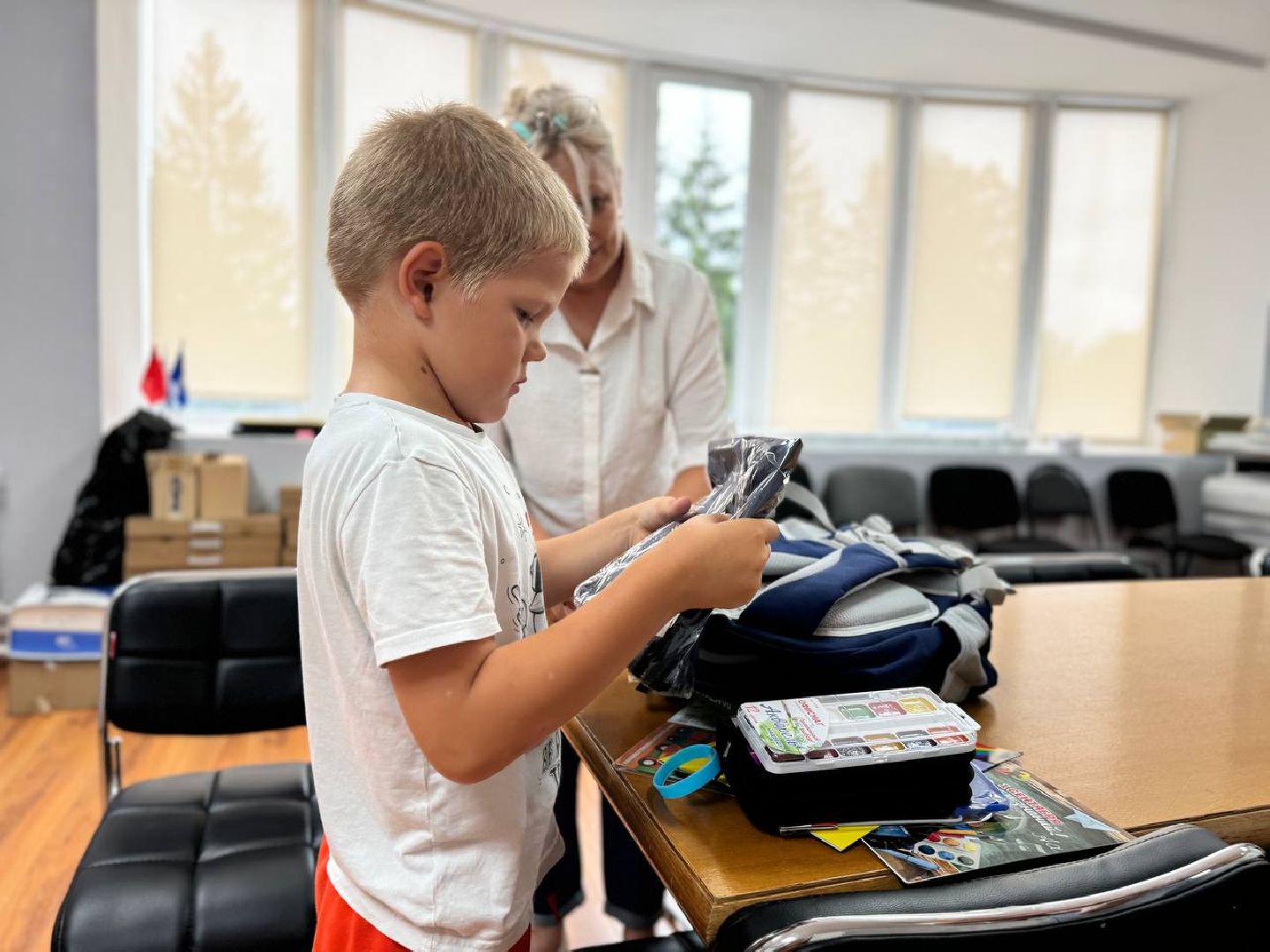 сын участника СВО, первый класс, городской округ восход, губернатор воробьев, помощь детям,