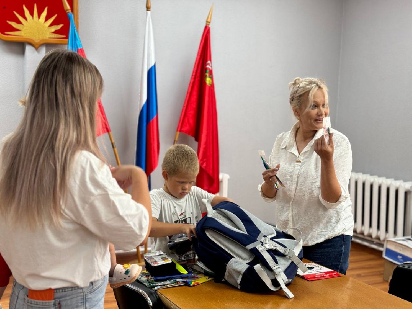 сын участника СВО, первый класс, городской округ восход, губернатор воробьев, помощь детям,