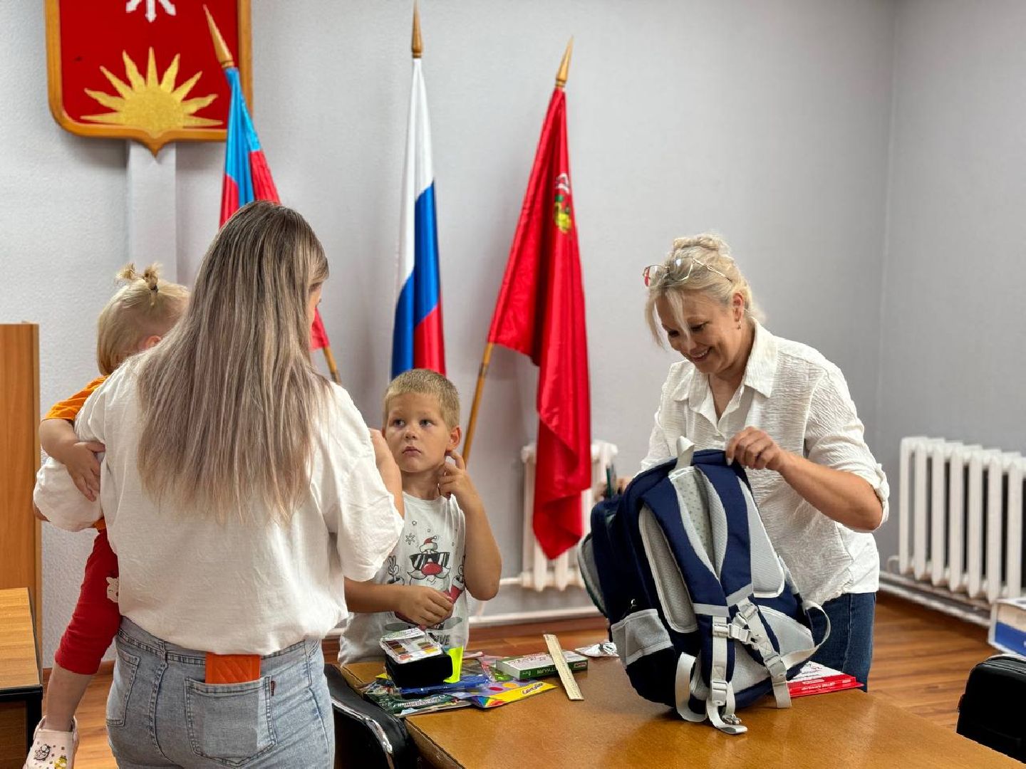 сын участника СВО, первый класс, городской округ восход, губернатор воробьев, помощь детям,