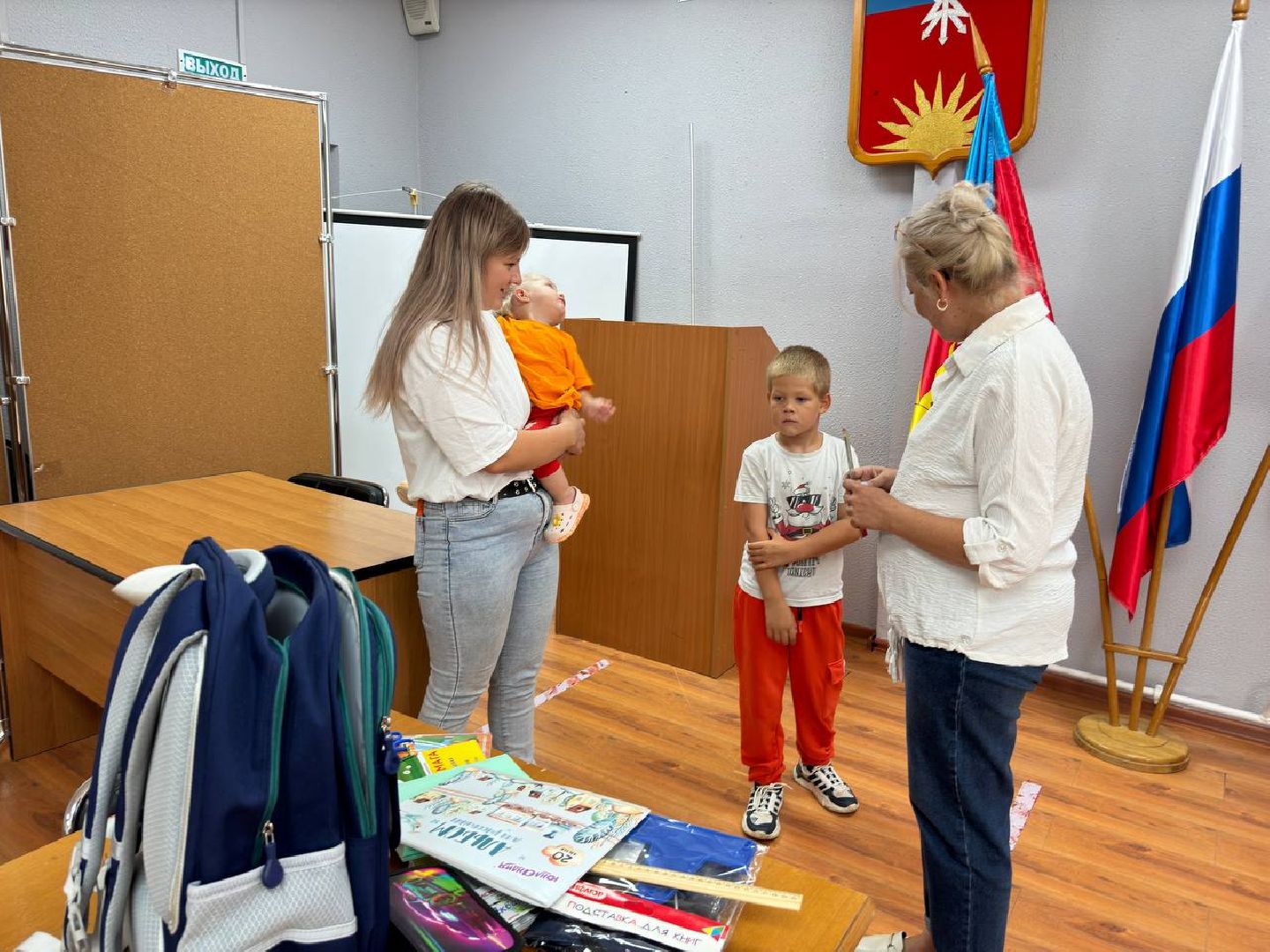 сын участника СВО, первый класс, городской округ восход, губернатор воробьев, помощь детям,
