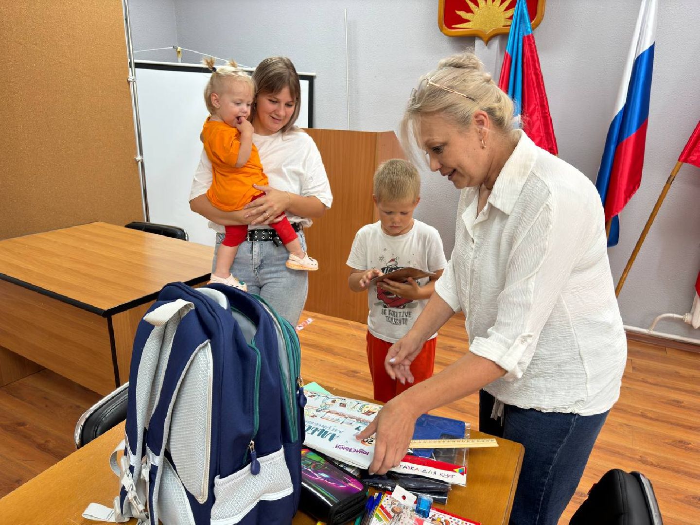 сын участника СВО, первый класс, городской округ восход, губернатор воробьев, помощь детям,