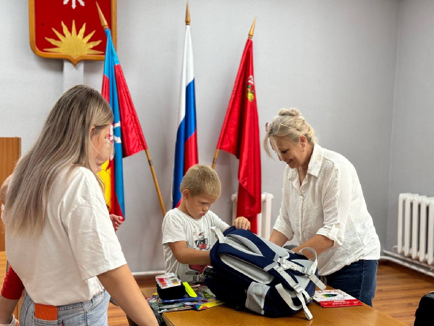 сын участника СВО, первый класс, городской округ восход, губернатор воробьев, помощь детям,