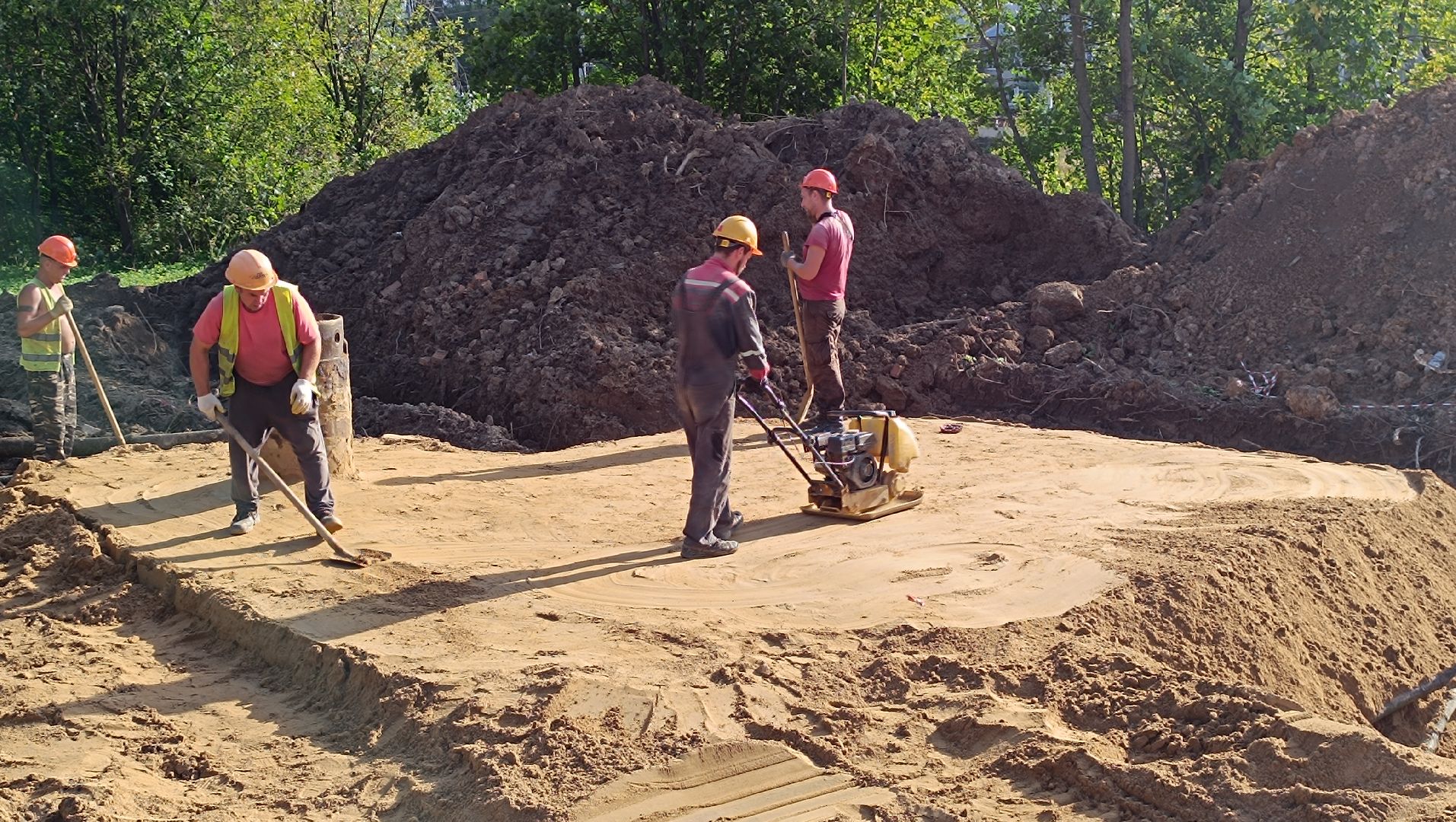 строительство, пешеходный переход, лобня,