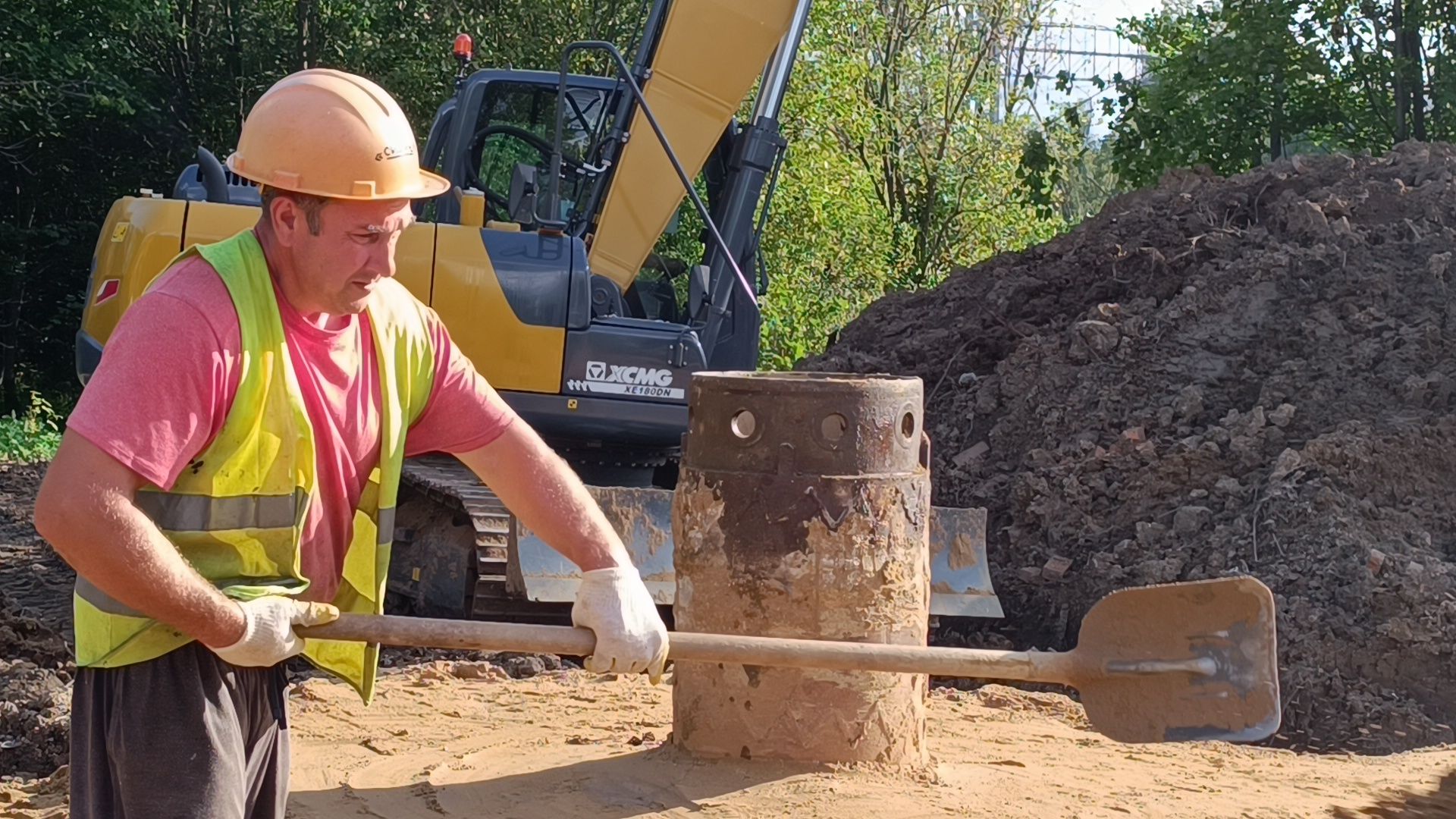 строительство, пешеходный переход, лобня,