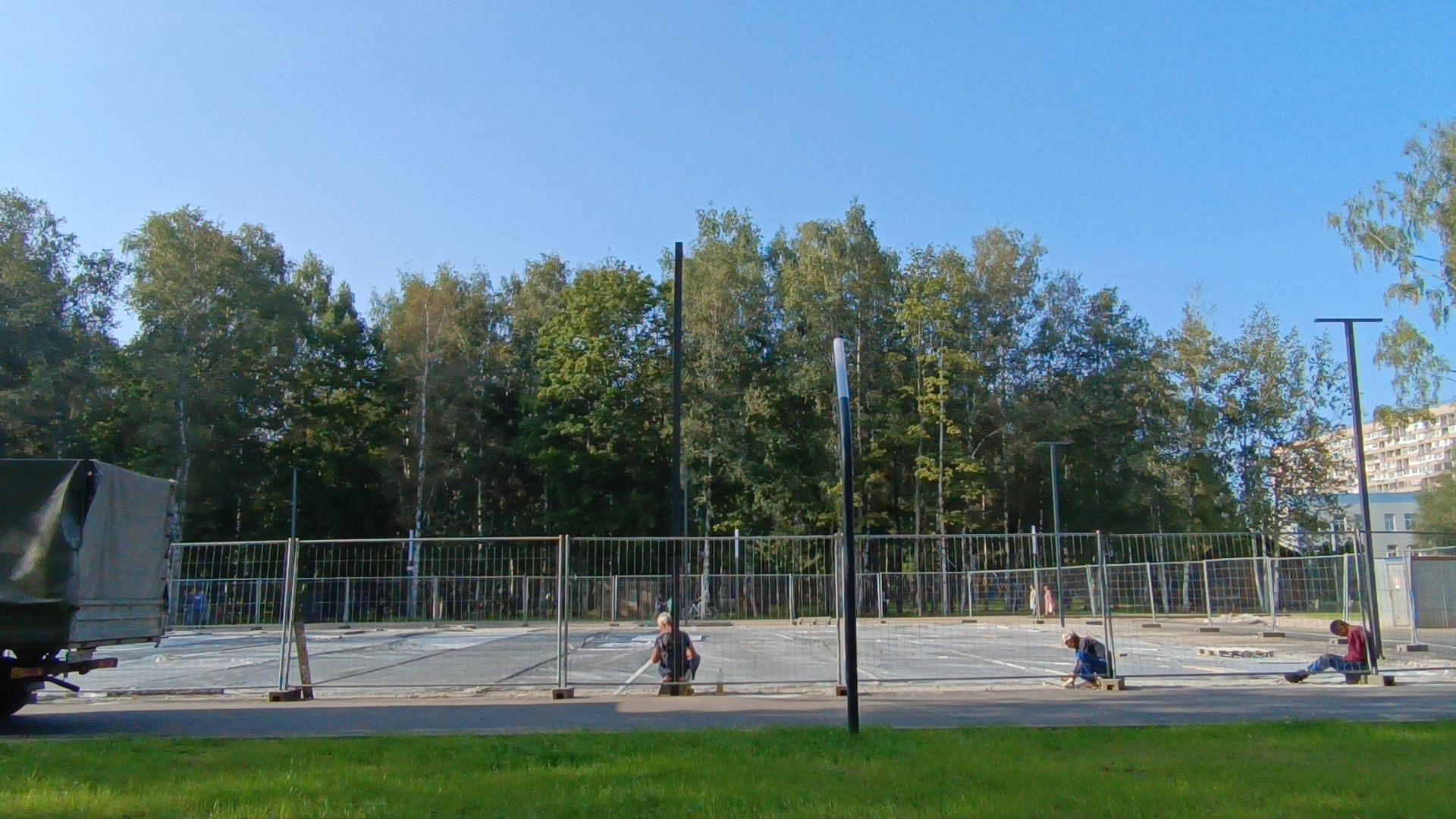 парк, реконструкция, каток, лобня,