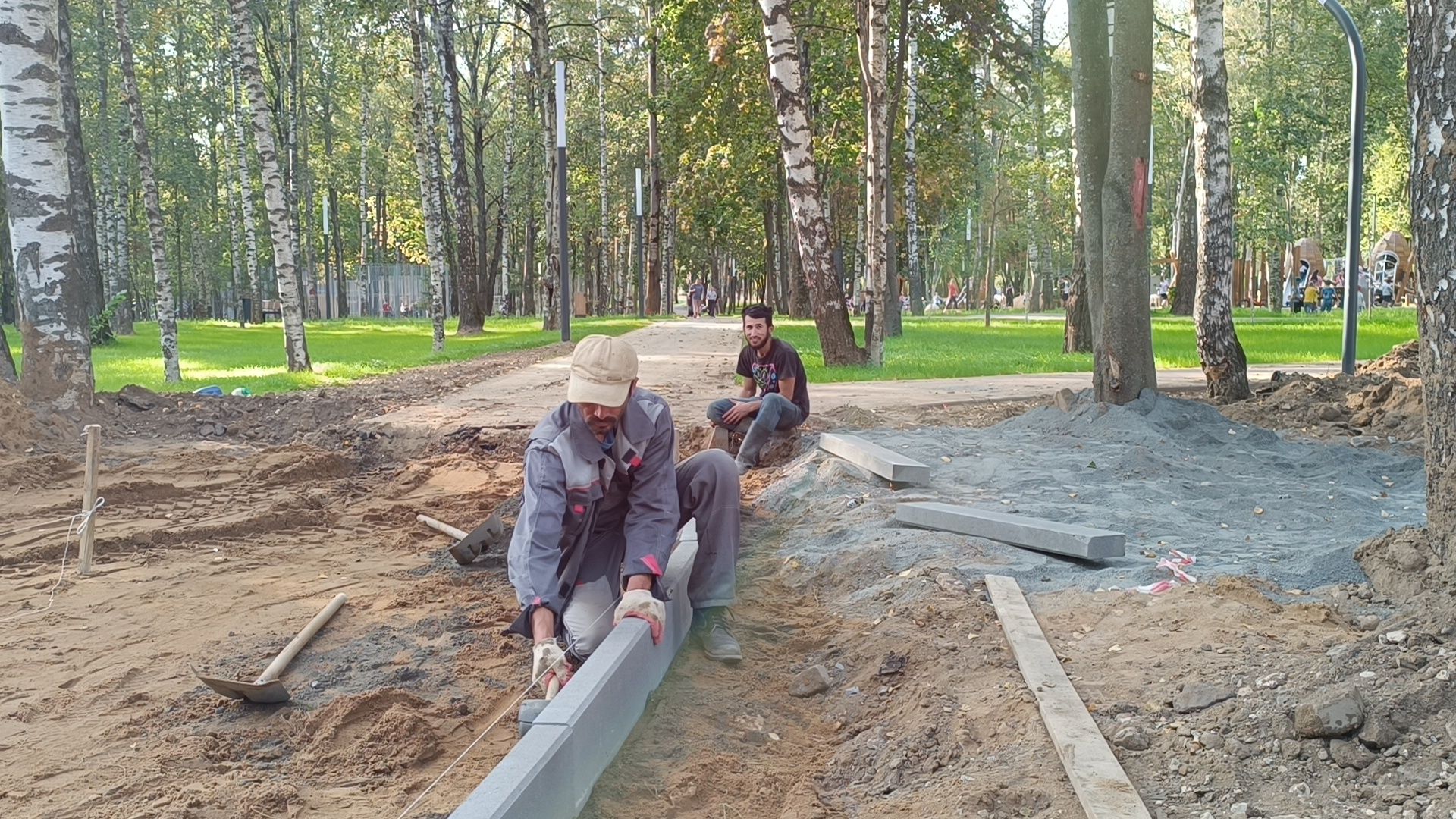 парк, реконструкция, лобня,