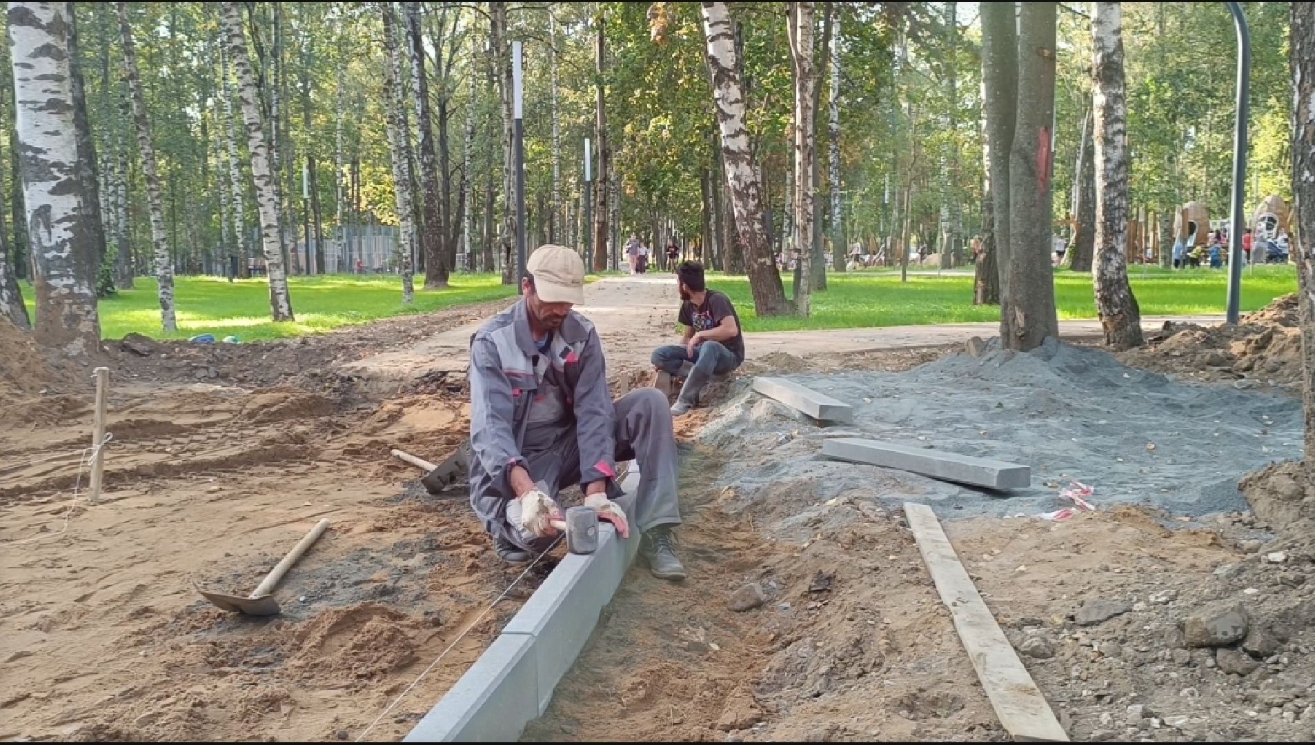 парк, реконструкция, лобня,