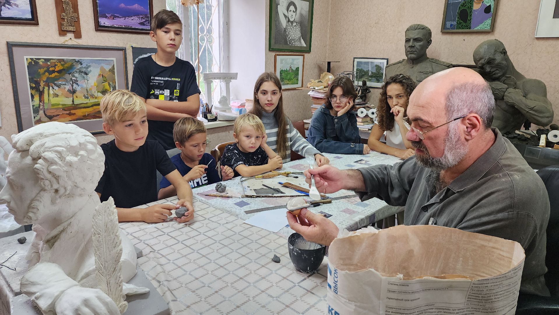 Солнечногорск, курск мы рядом, искусство, скульптура, многодетные семьи,