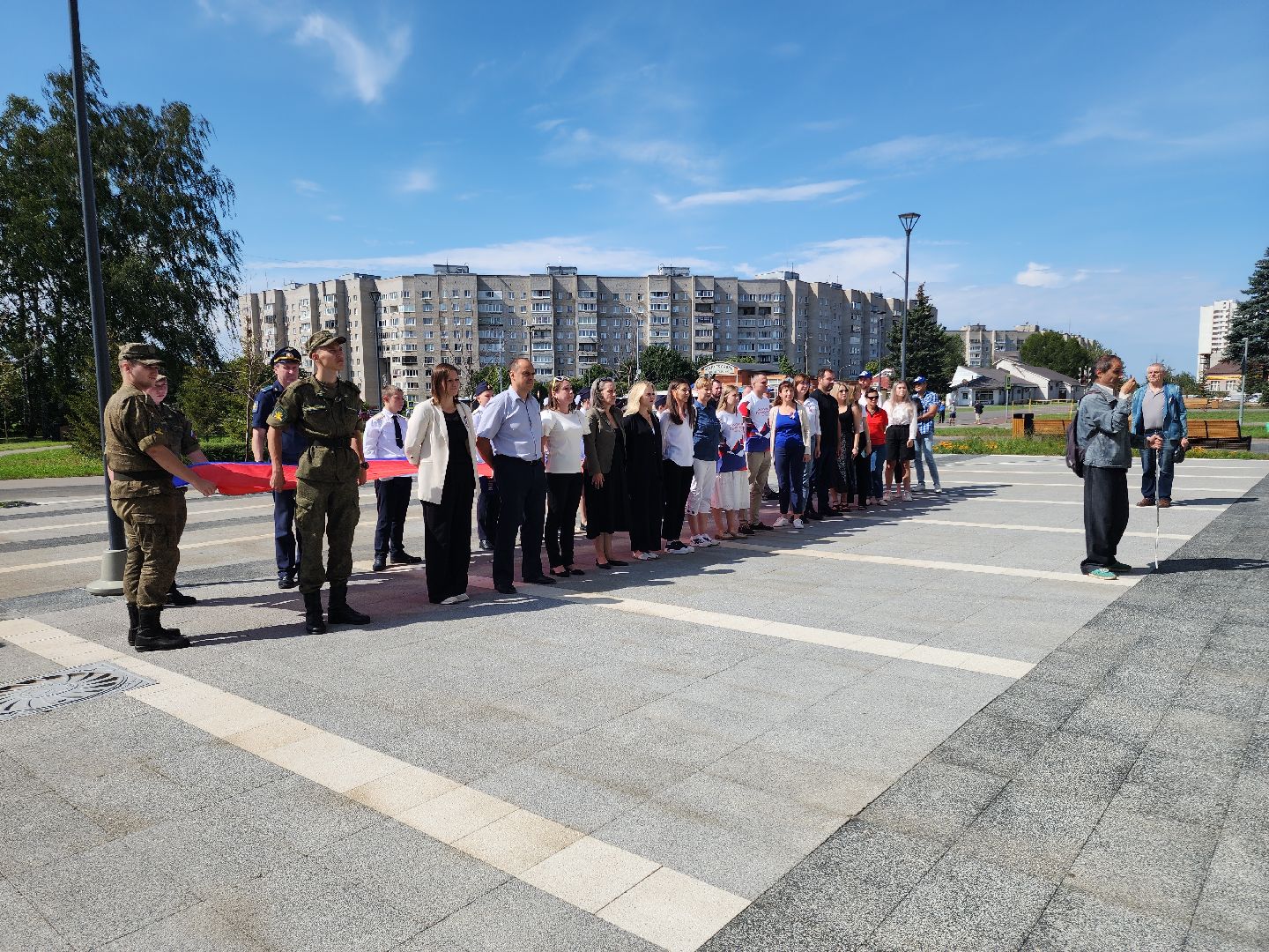 Черноголовка, день флага россии, Волонтеры подмосковья,