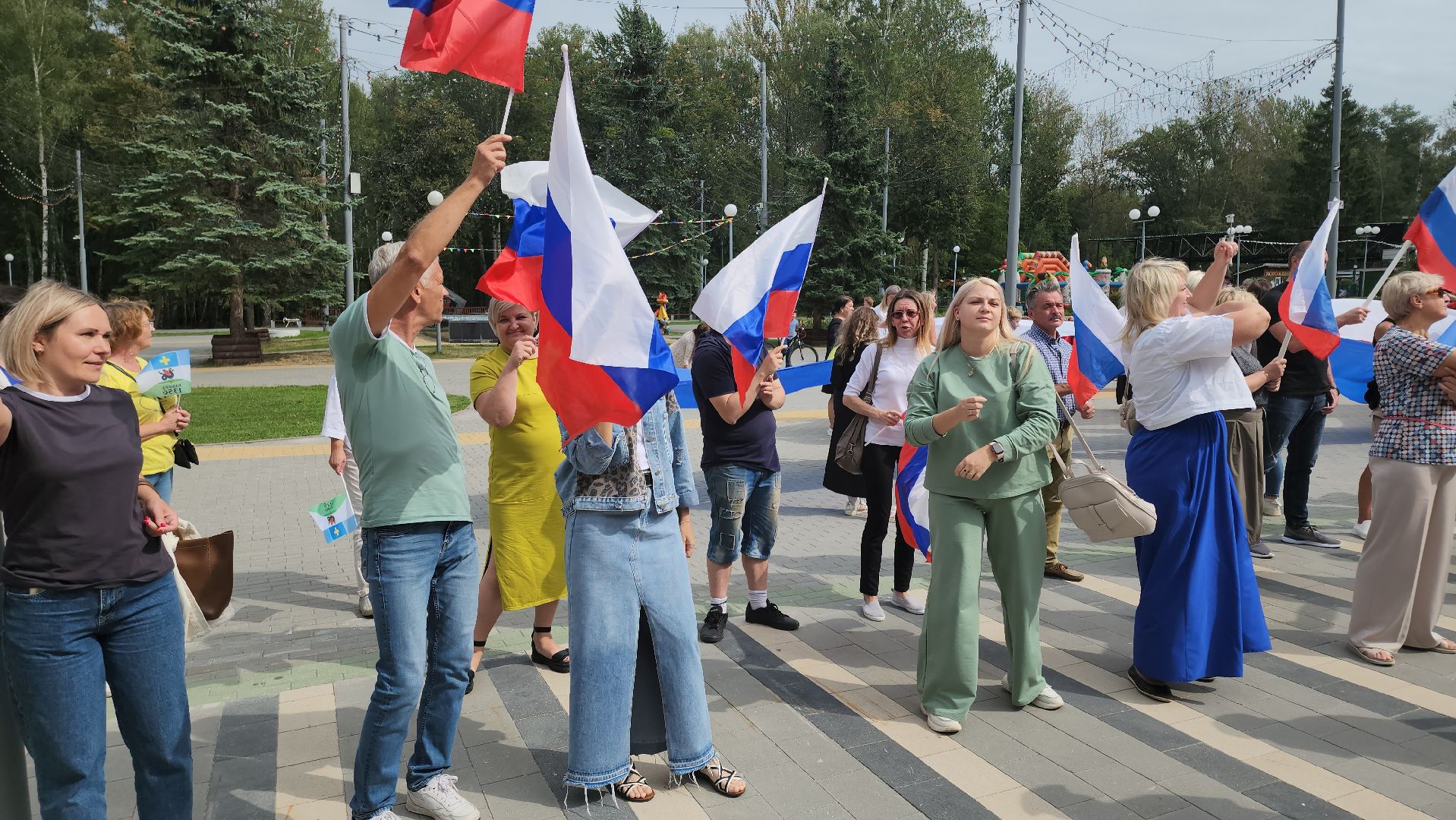 кашира, праздник, флешмоб, парк,