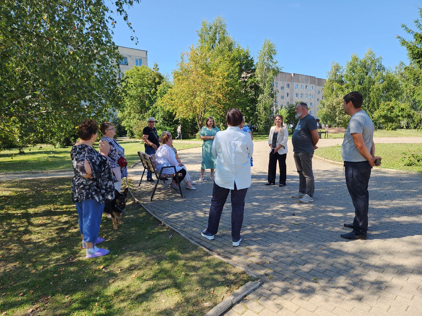 Солнышко, Сквер, реконструкция сквера, колюбакино, благоустройство, руза, рузский городской округ,