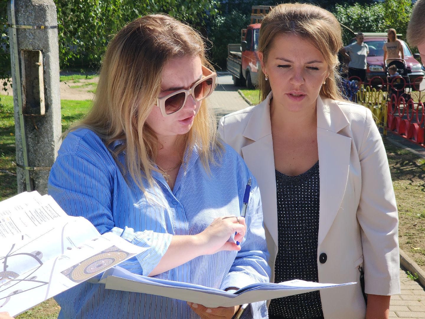 Солнышко, Сквер, реконструкция сквера, колюбакино, благоустройство, руза, рузский городской округ,