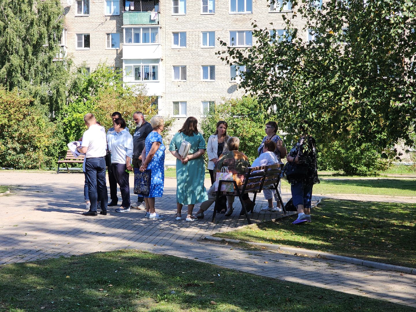 Солнышко, Сквер, реконструкция сквера, колюбакино, благоустройство, руза, рузский городской округ,