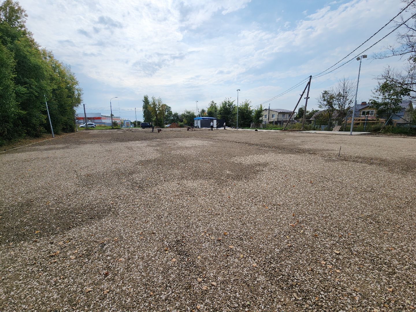 Спорт,спорт в рузе, хоккейная коробка, строительство, строительство хоккейной коробки, Руза, рузский городской округ,