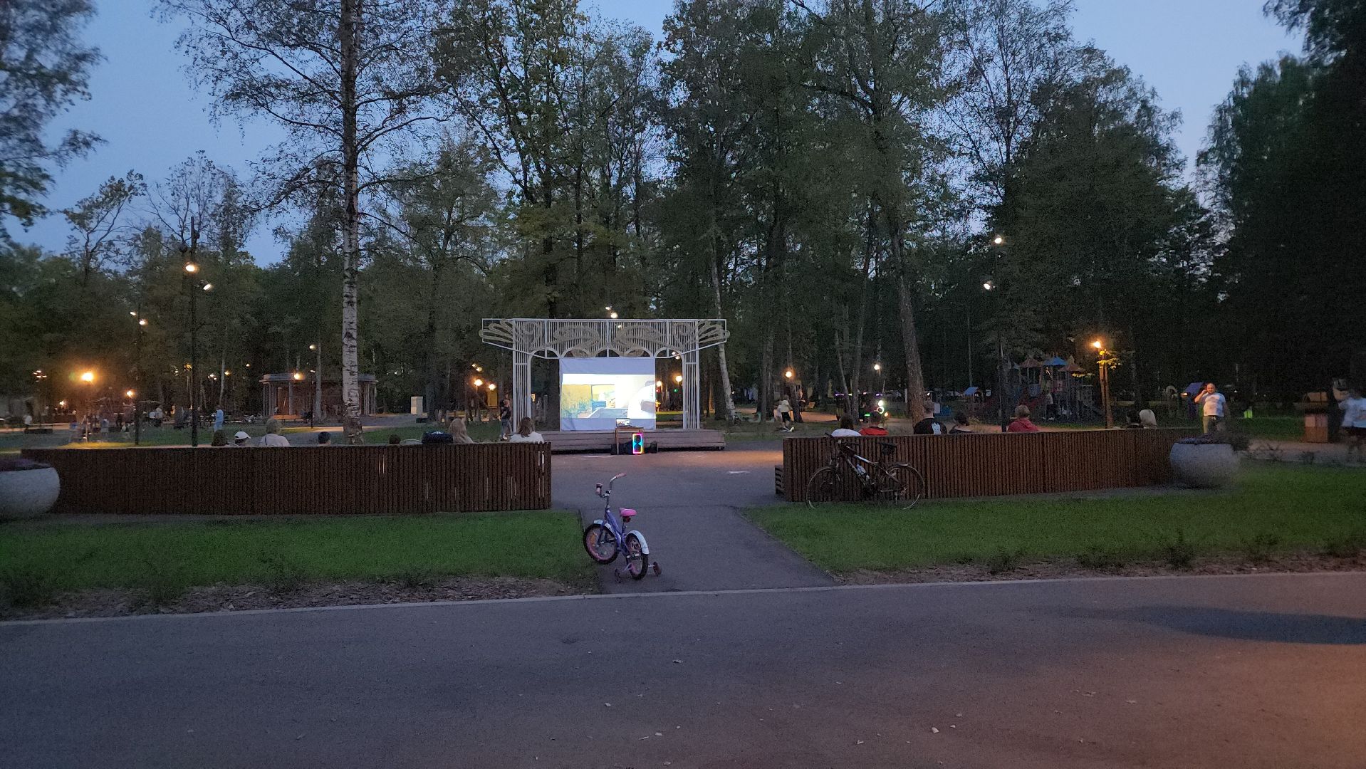 ступино, день государственного флага россии, ночной кинопоказ, кинопарк,