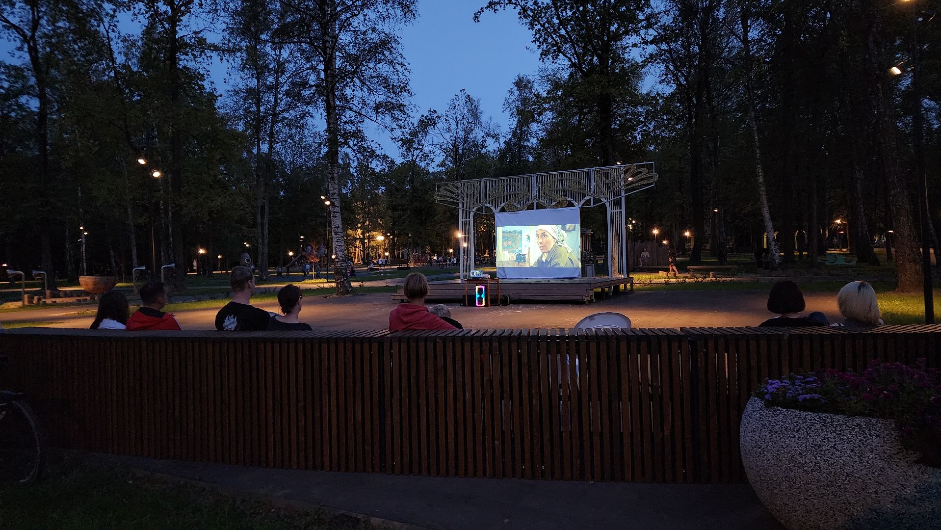ступино, день государственного флага россии, ночной кинопоказ, кинопарк,