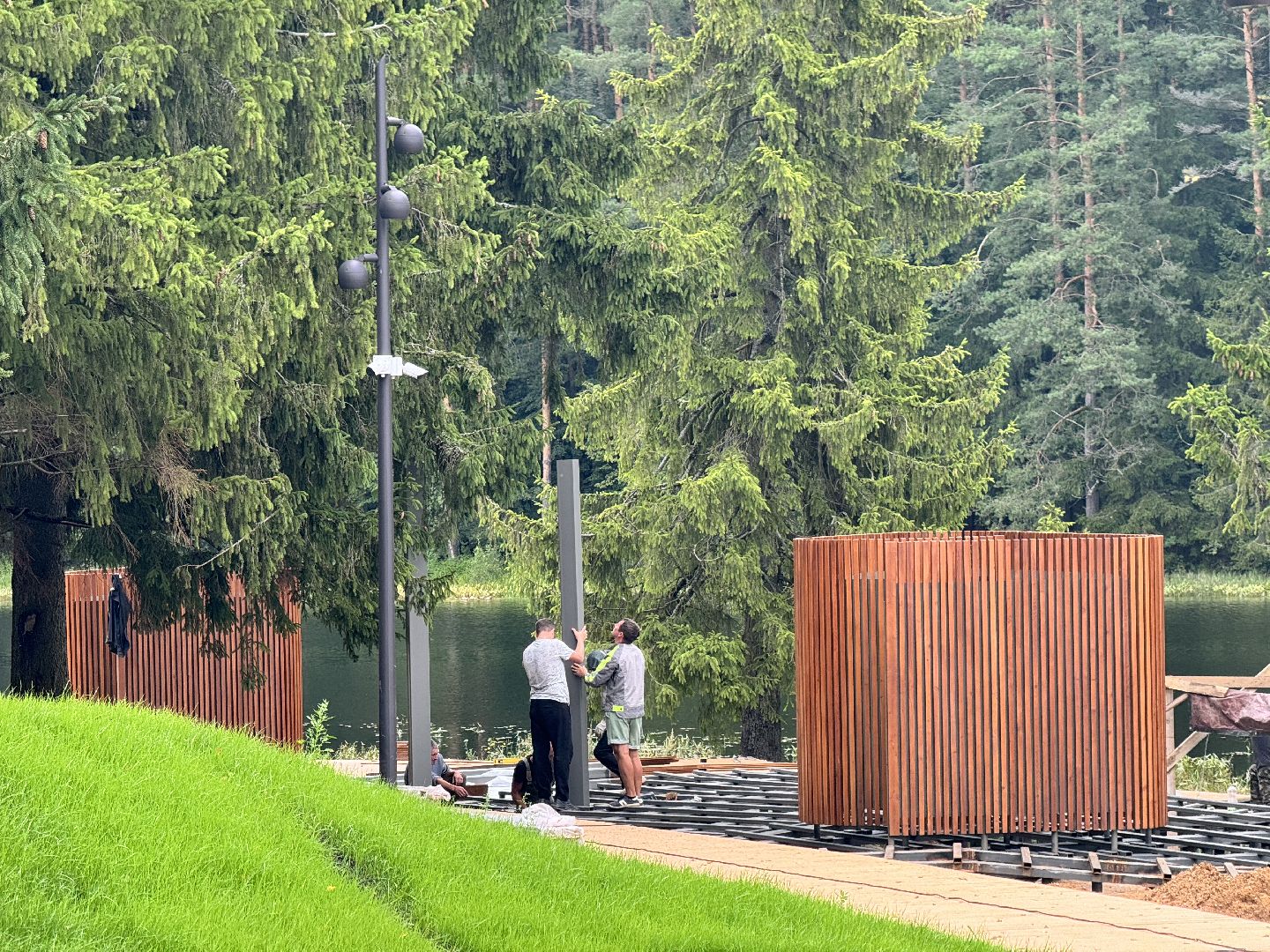 шаховская, плотина, благоуйстройство,