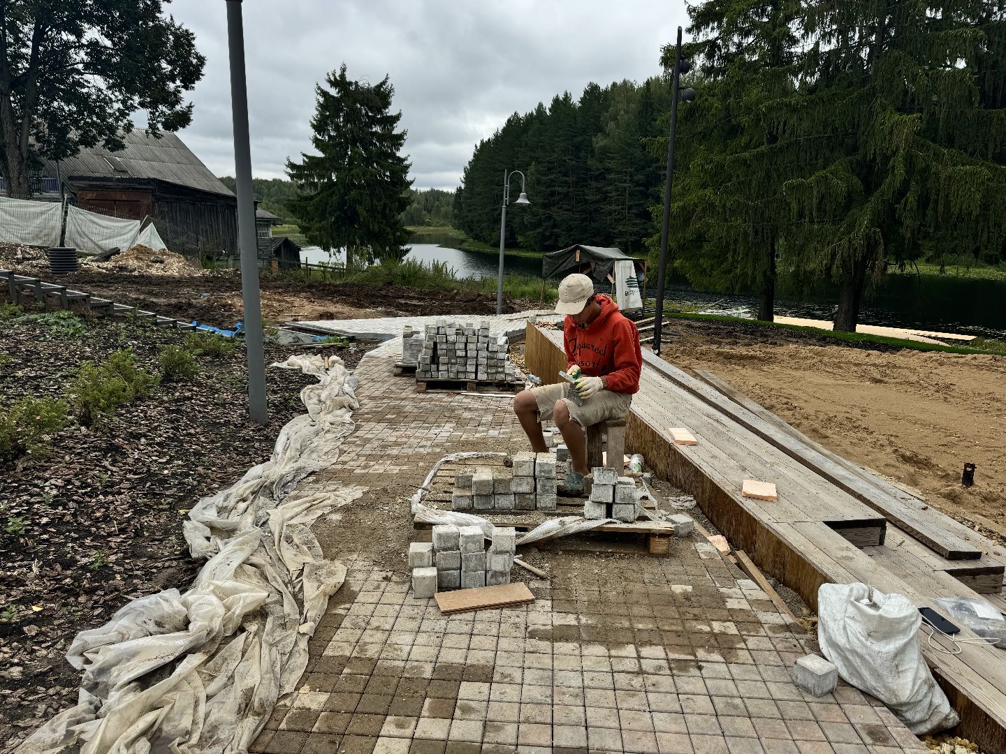 шаховская, плотина, благоуйстройство,