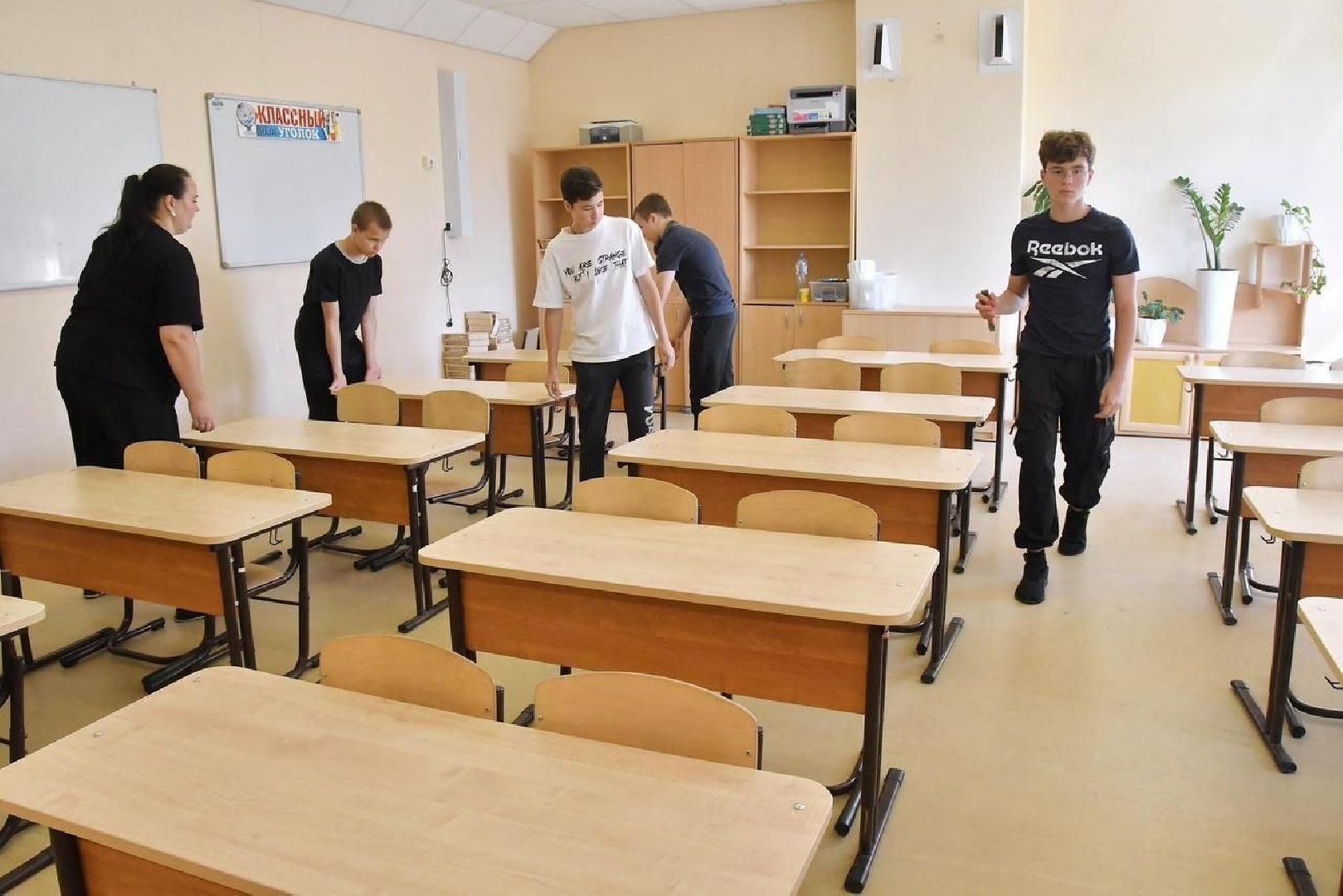 школа перспектива власиха, школа Перспектива, новый учебный год, готовность школы, учебный год 2024-2025, трудовые бригады перспектива,