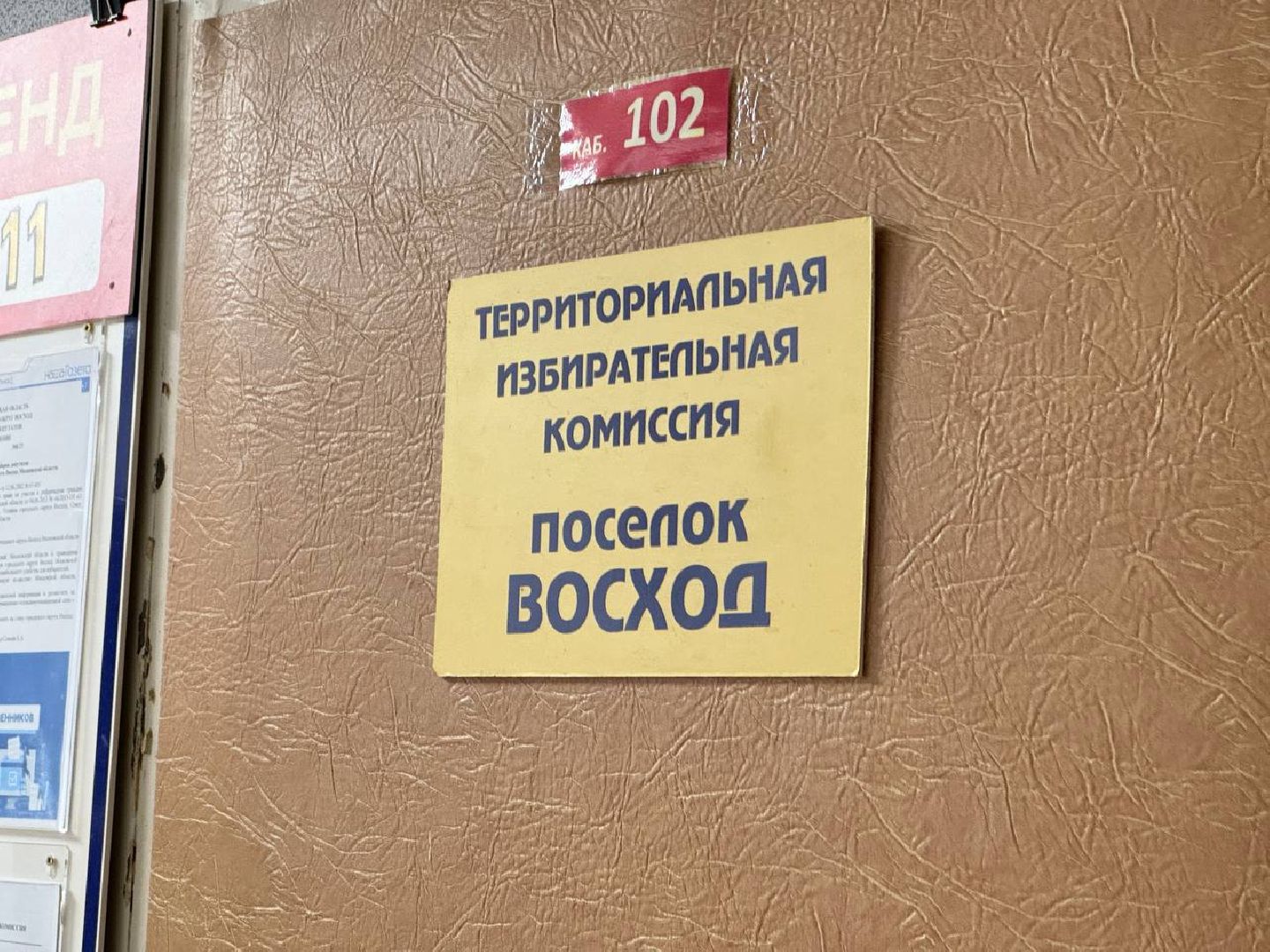 тик, совет депутатов, выборы, городской округ восход,