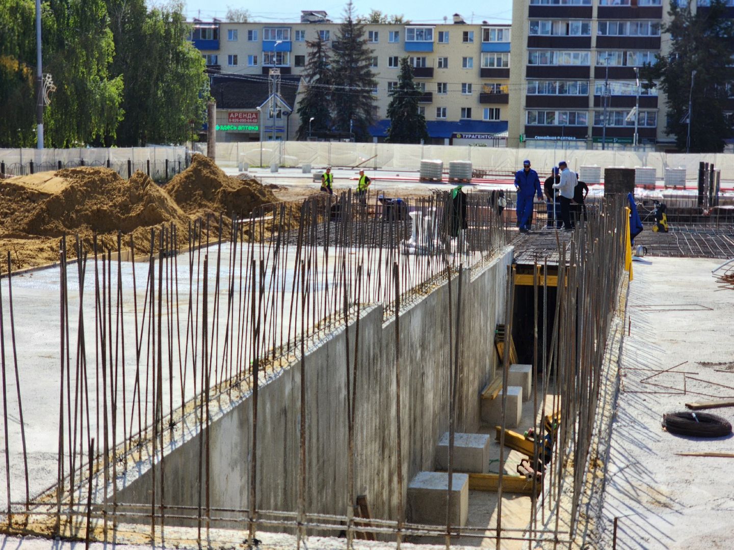 воскресенск, благоустройство, ледовый дворец,