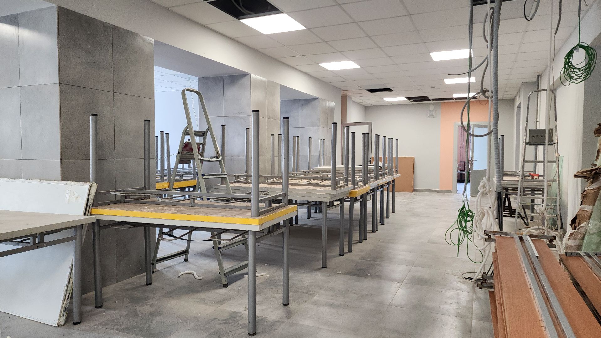 ремонт в школе, Ремонт шко, Образование, Строительство, Домодедово, топ 100 школ подмосковья, СОШ 2, Подмосковье, Капитальный ремонт,