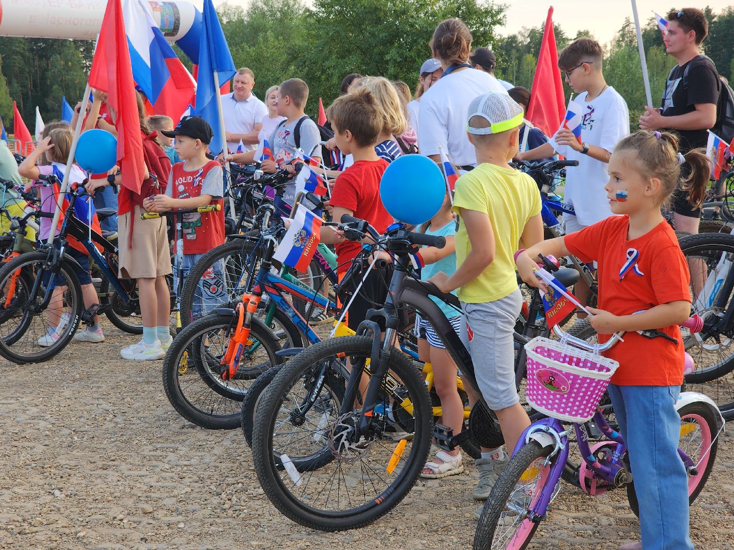 Черноголовка, День Флага Российской Федерации, Велопробег, Благоустройство,