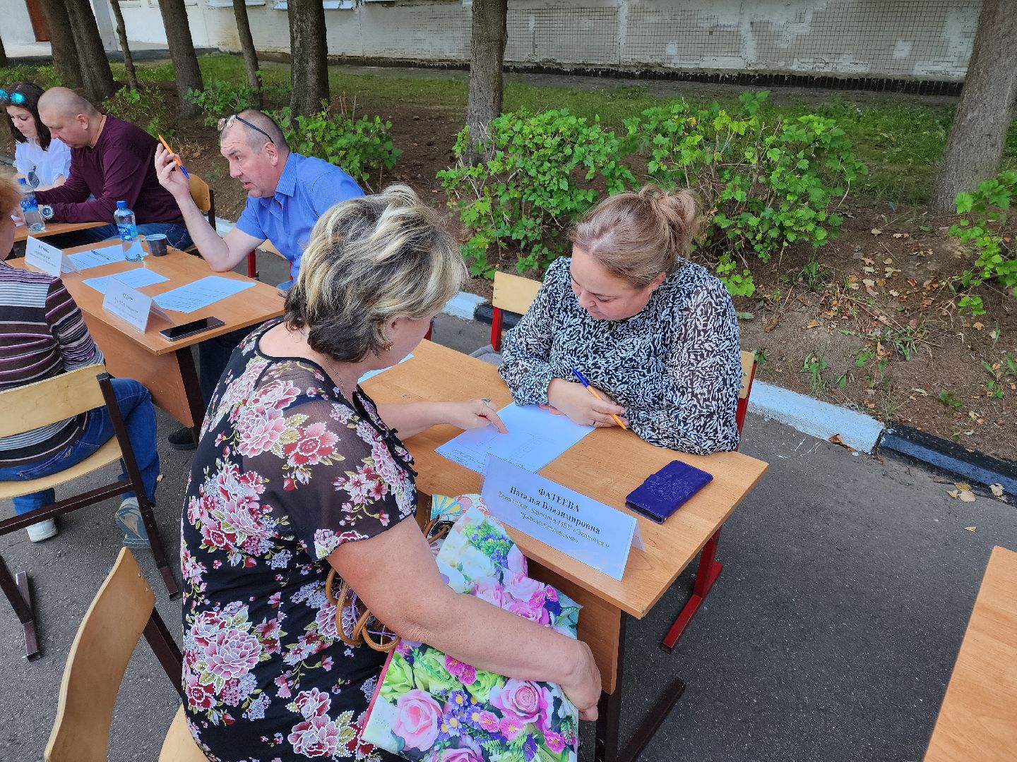 Чехов, деревня Крюково, выездная администрация, встреча с жителями, обращения жителей, дорожный ремонт, освещение, благоустройство, улица Заводская, борщевик,