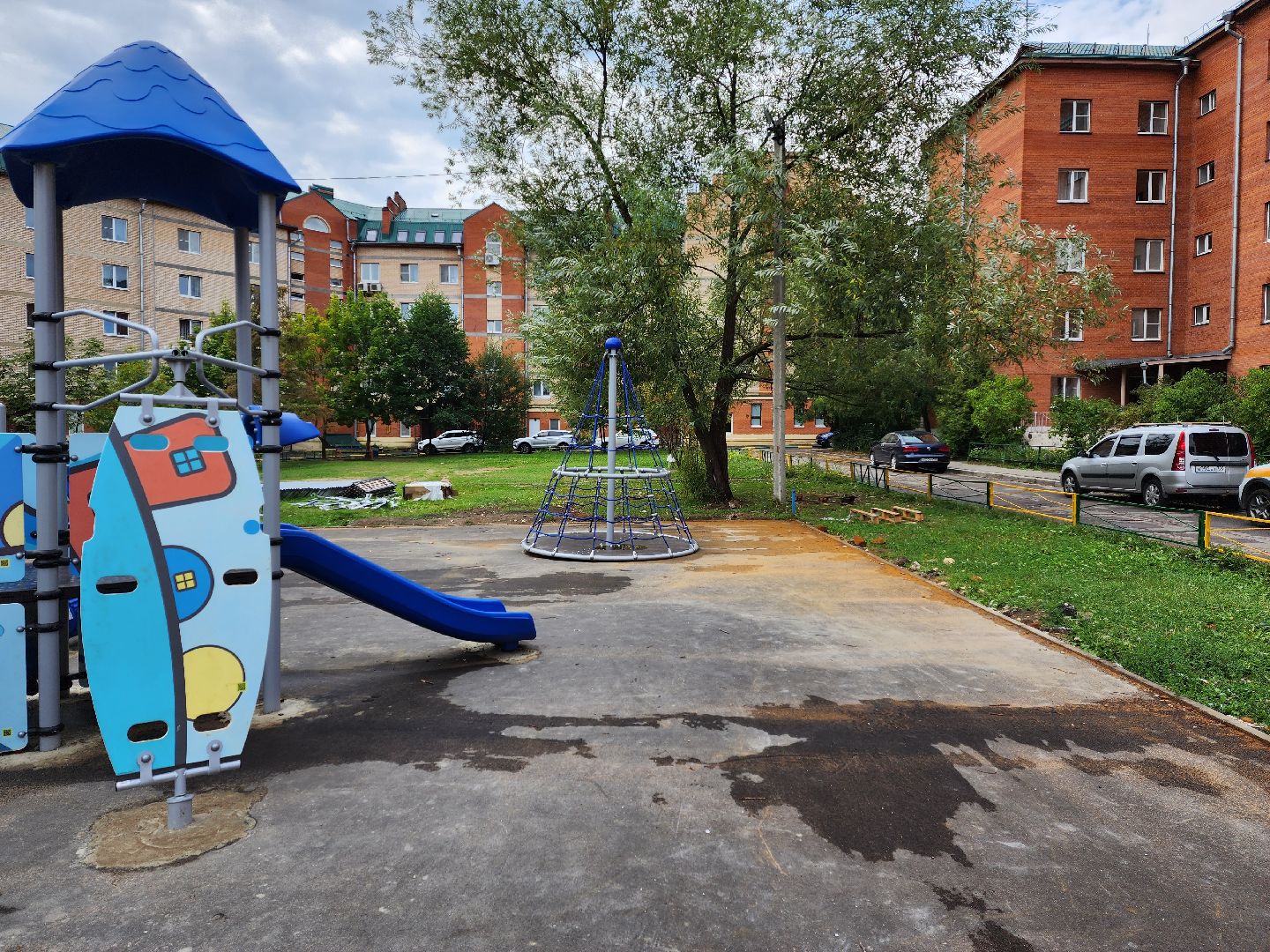 бронницы, благоустройство, модернизация детских игровых площадок, комсомольский переулок,