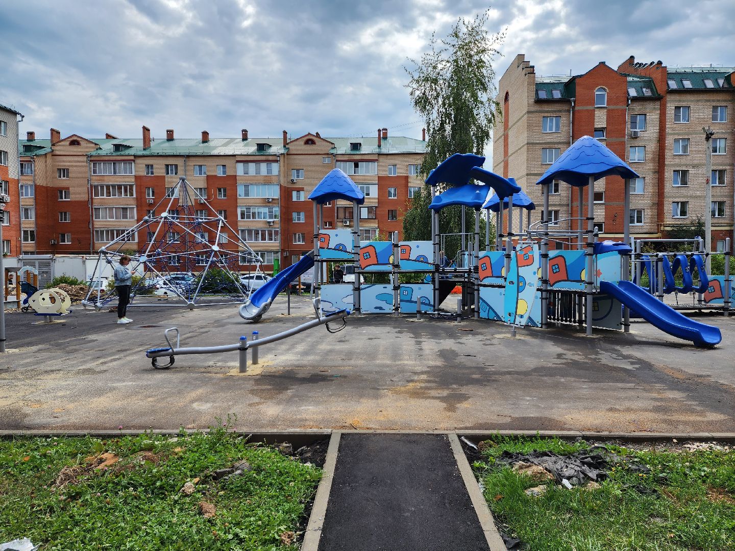 бронницы, благоустройство, модернизация детских игровых площадок, комсомольский переулок,