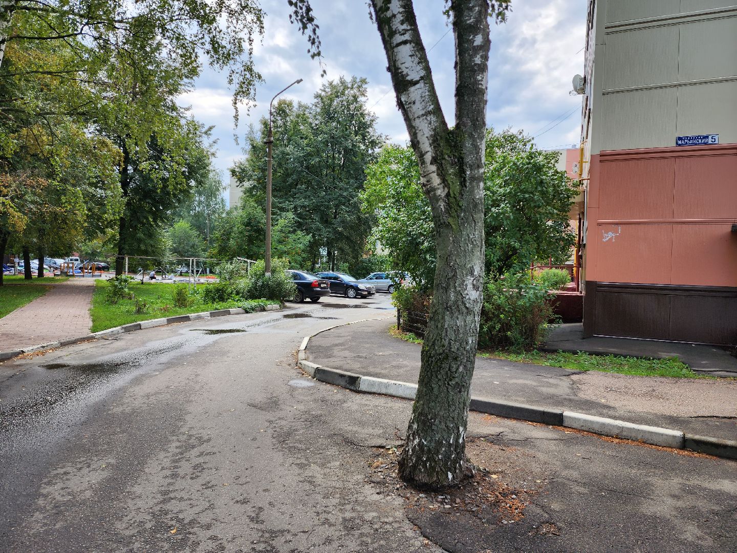 бронницы, благоустройство, модернизация детских игровых площадок, Марьинский переулок 5,