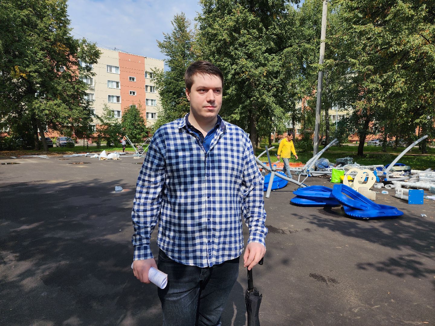 бронницы, благоустройство, модернизация детских игровых площадок, Марьинский переулок 5,