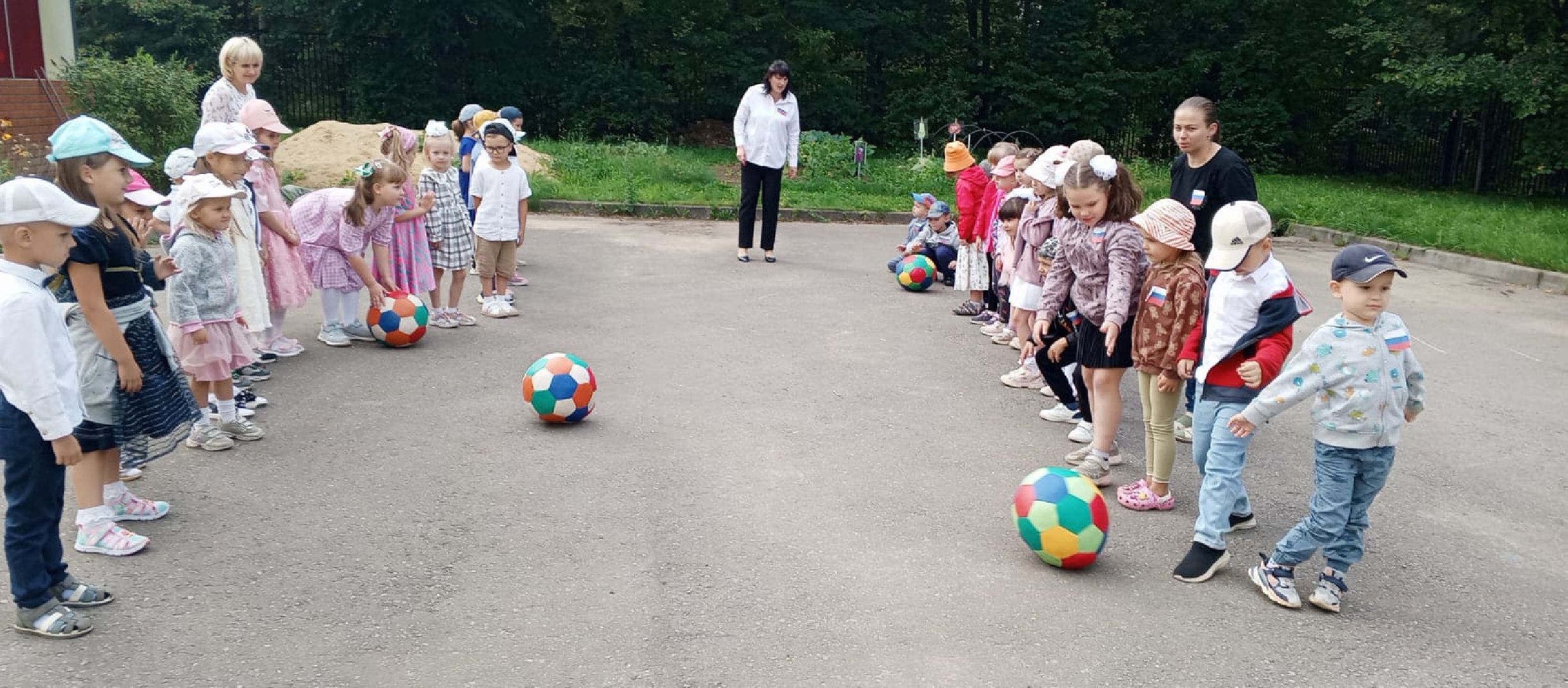 пушкинский, символика, гимн рф, флаг россии, герб, балалайка, дети, веселые старты,