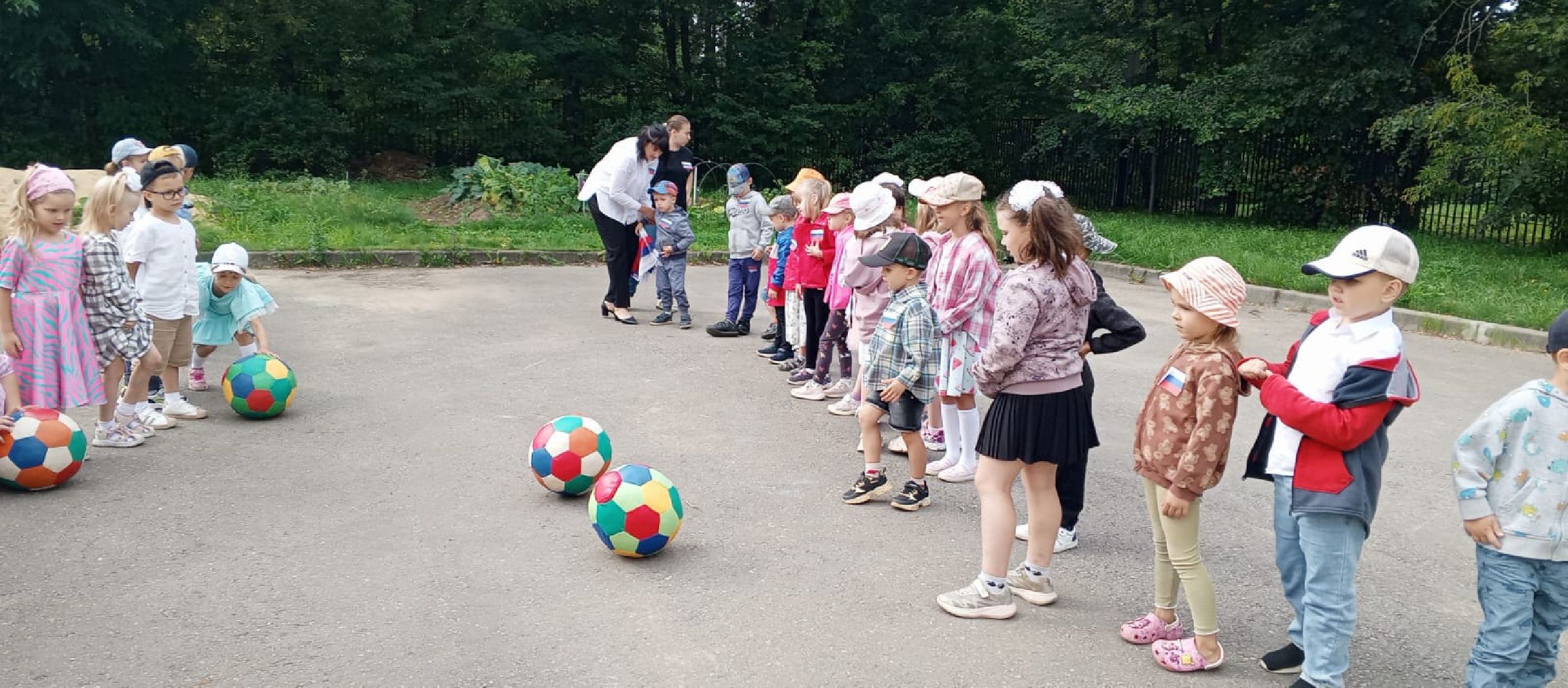 пушкинский, символика, гимн рф, флаг россии, герб, балалайка, дети, веселые старты,