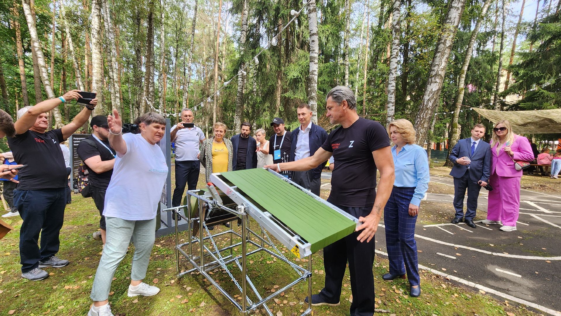 домодедово, Подмосковье, День города, СВО, патриотический центр, своих не бросаем, маскировочная сеть,