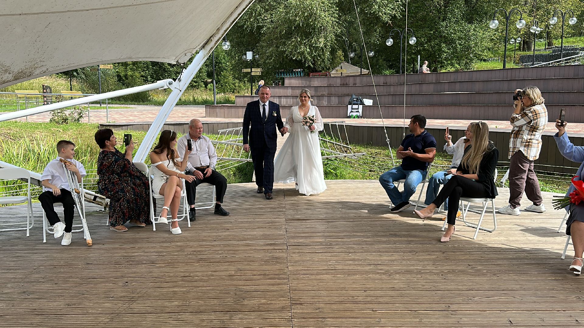 Клин, общество, свадьба в парке, Подмосковье, зеркальная дата, традиции,