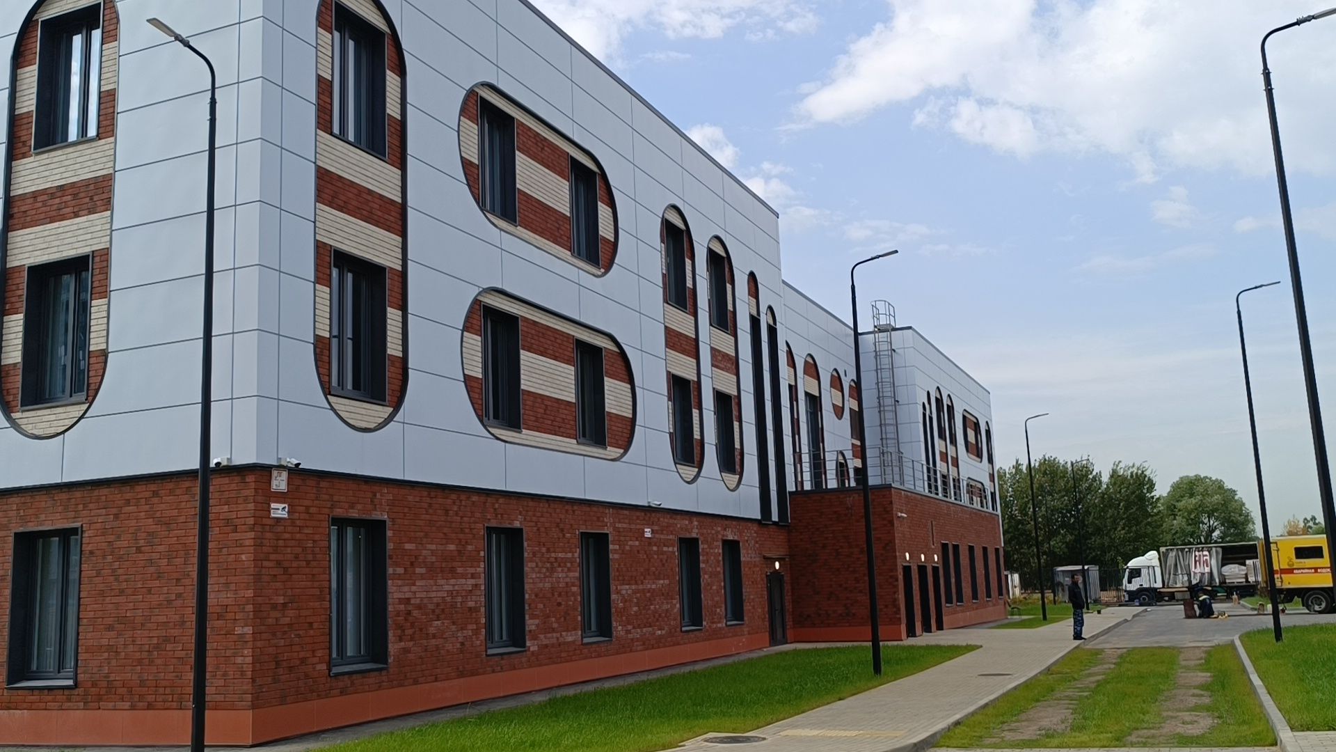 строительство, строительство детского сада, лобня, авиатика,