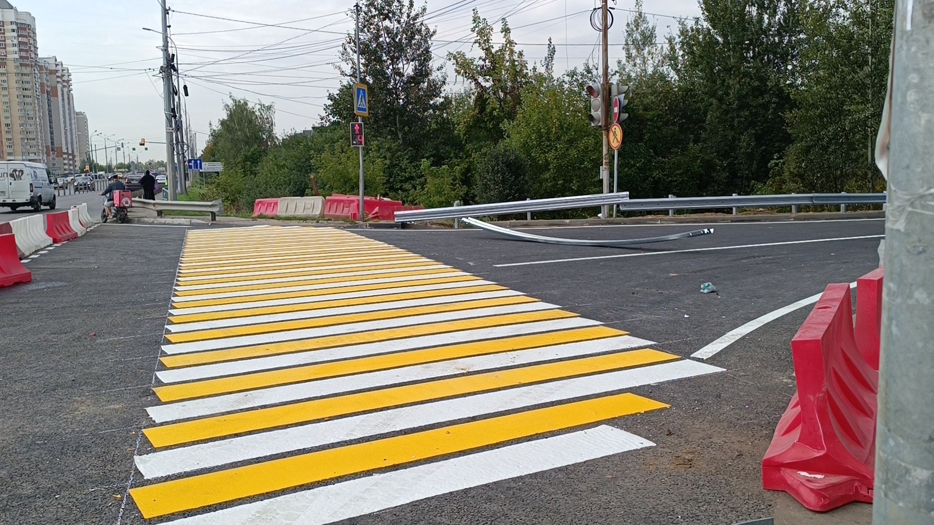 ремонт дорог, лобня, разметка дороги,