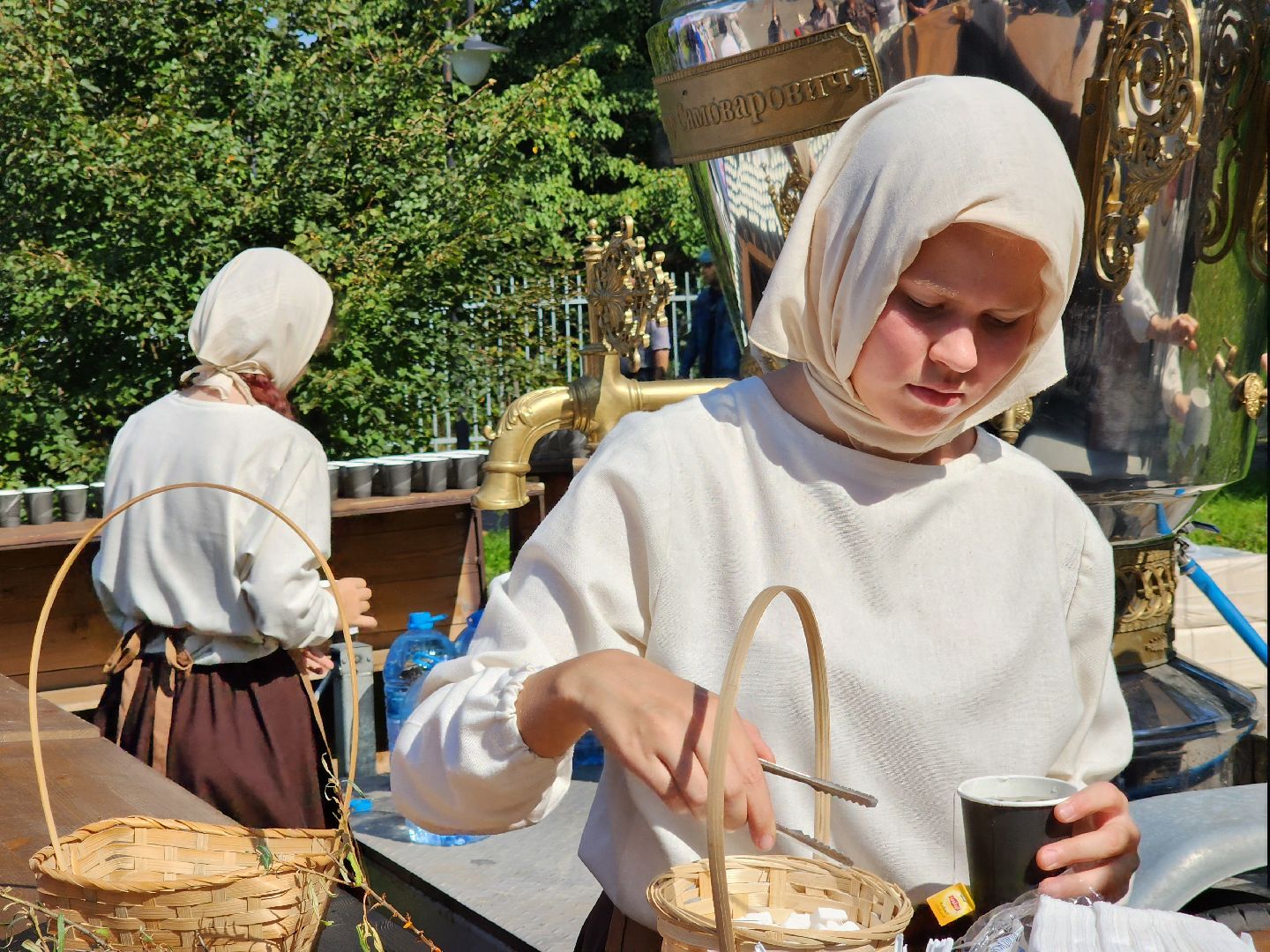ногинск, жители, самовар, чаепитие, фестиваль, общество, глуховский парк,