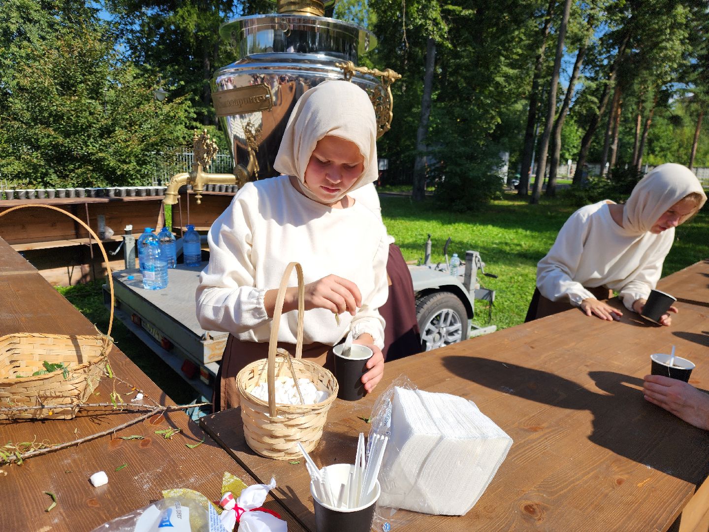 ногинск, жители, самовар, чаепитие, фестиваль, общество, глуховский парк,