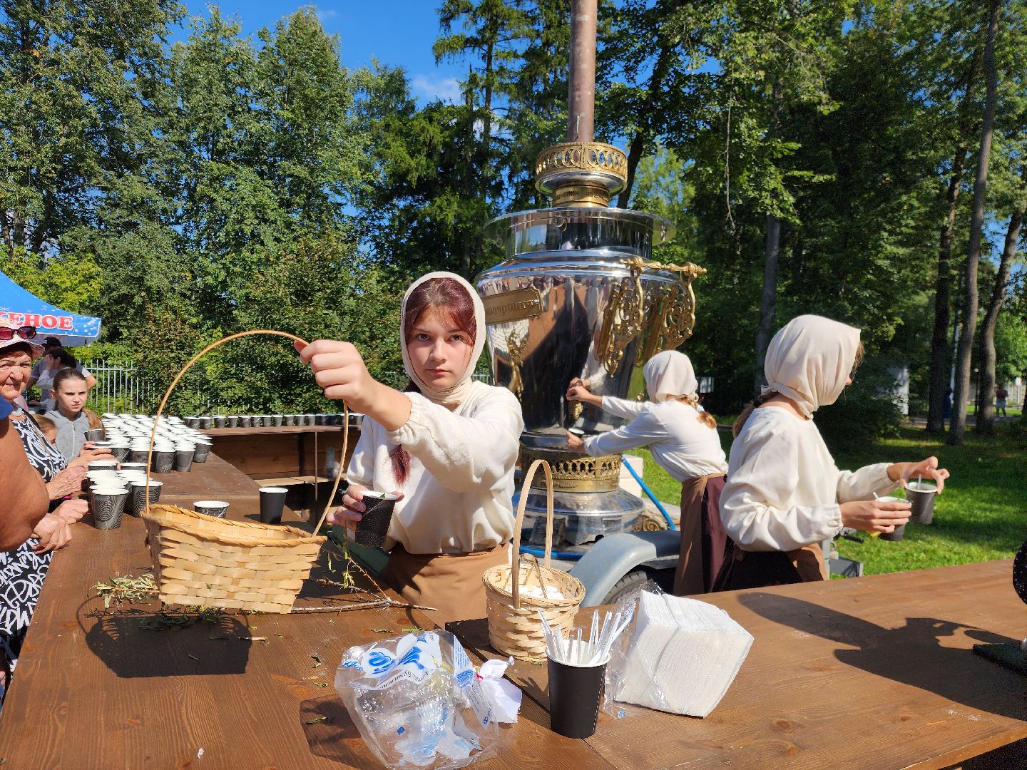 ногинск, жители, самовар, чаепитие, фестиваль, общество, глуховский парк,