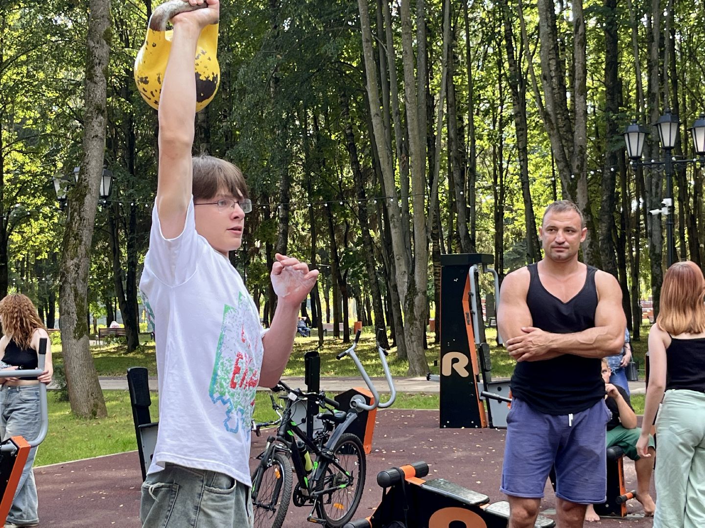 наро-фоминск, парк Победы Наро-Фоминск, казачий клуб Атаман, стритлифтинг, гиревой спорт, молодежный центр наро-фоминск,