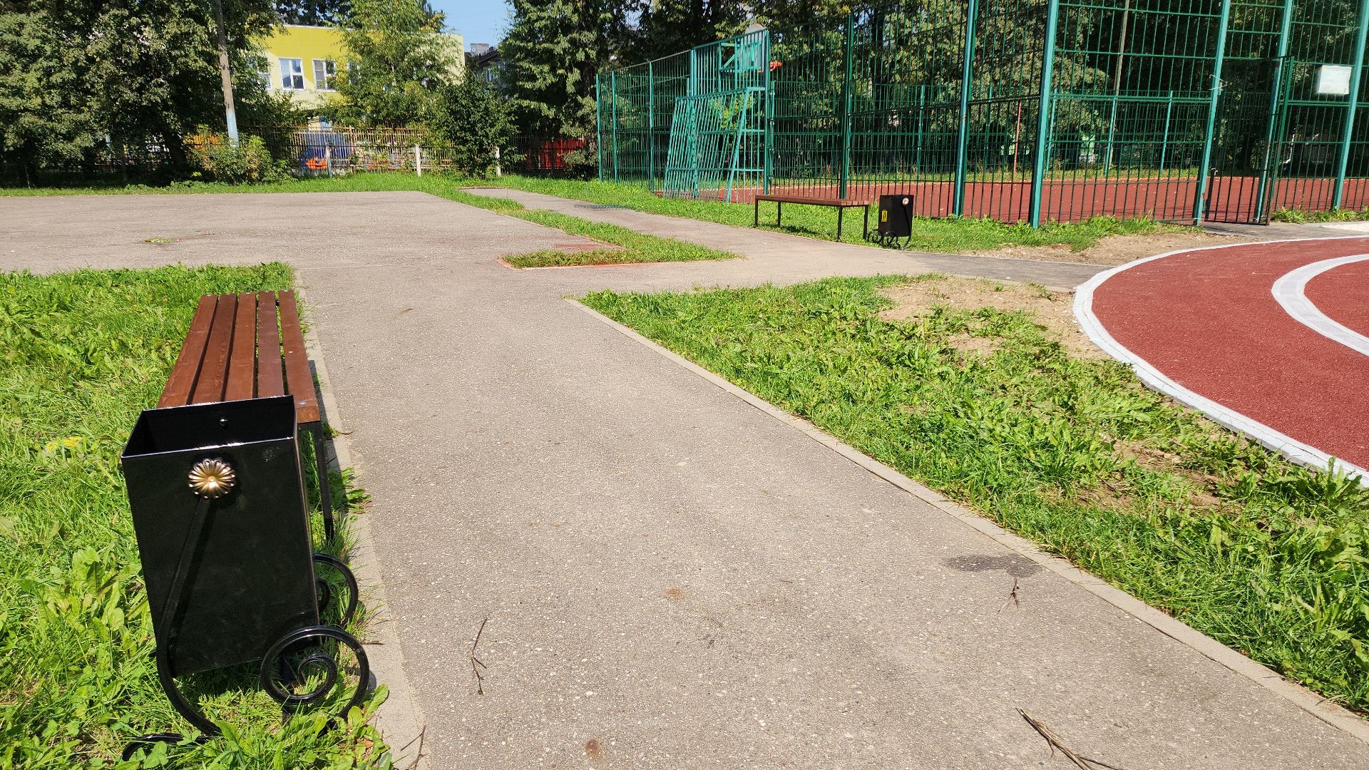 школа, школа 12, школьный стадион, открытый стадион, спорт, программа, программа губернатора, программа губернатора мо, топ 100 школ подмосковья, топ-100,